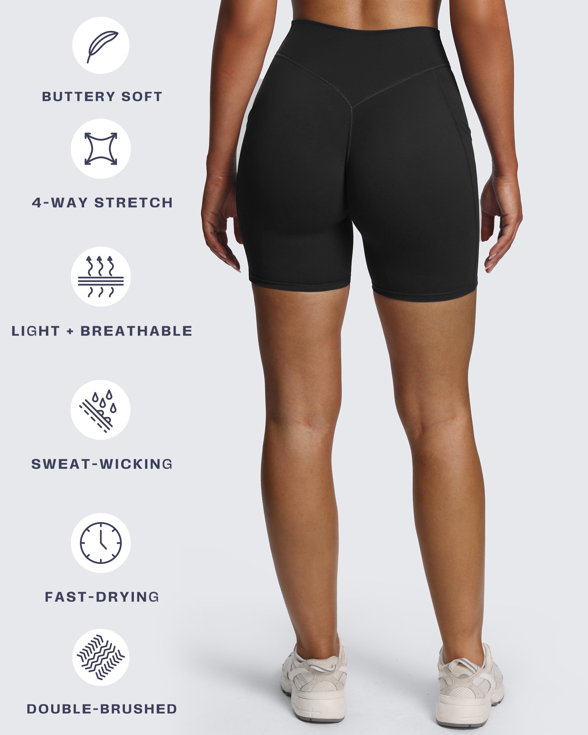 Aoxjox "Polly" Biker Shorts