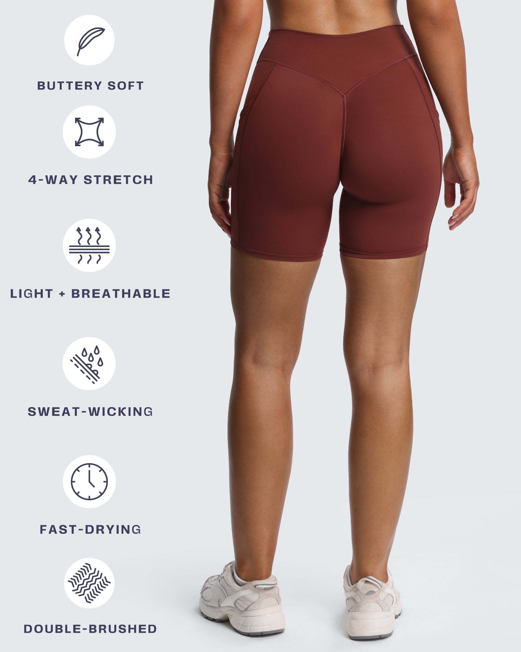 Aoxjox "Polly" Biker Shorts