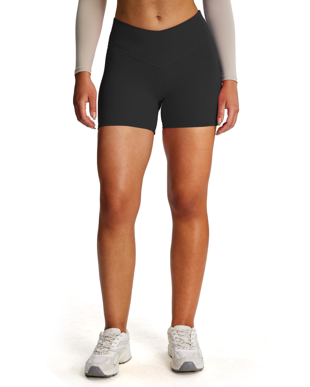 Aoxjox "Vanity V-Waist" Hidden Scrunch Shorts