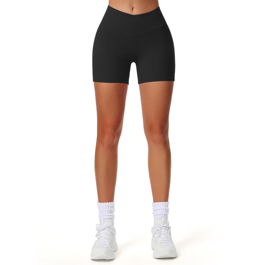 Aoxjox "Vanity V-Waist" Hidden Scrunch Shorts