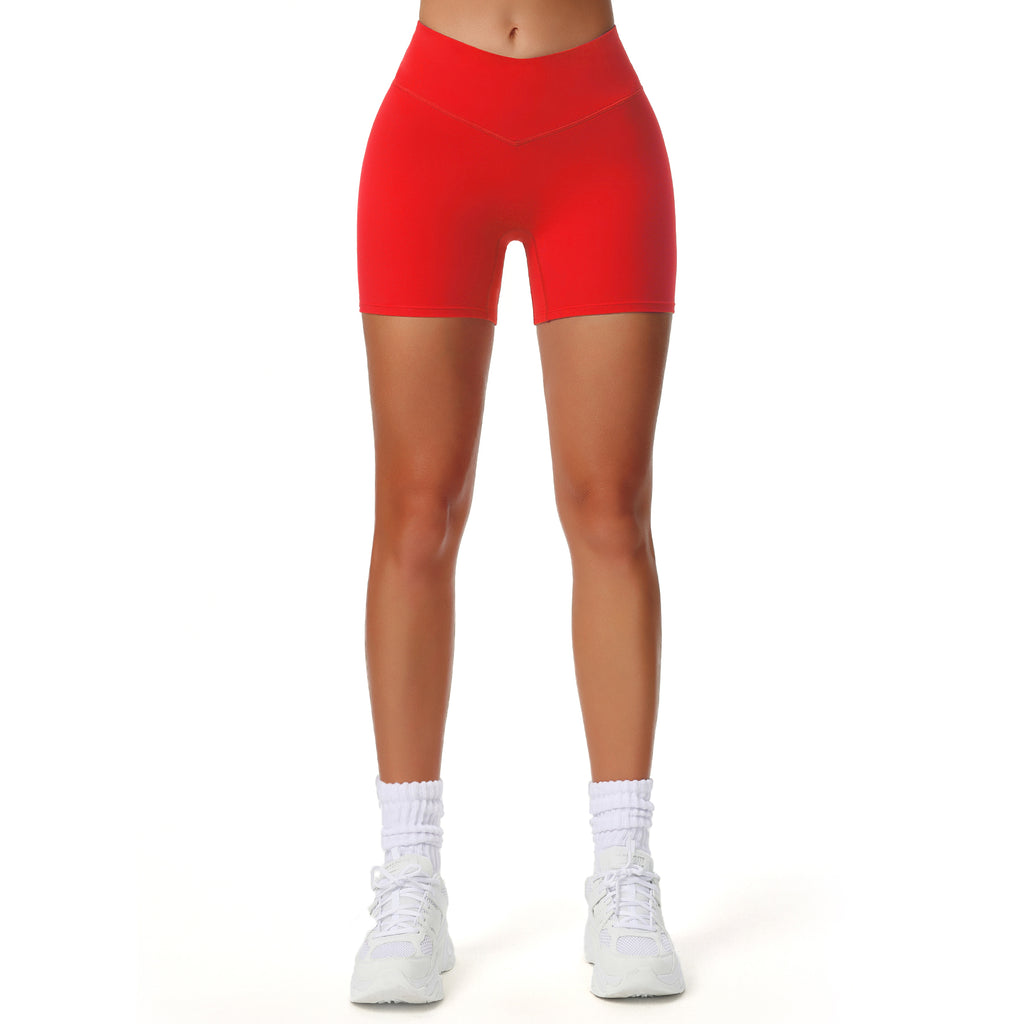 Aoxjox "Vanity V-Waist" Hidden Scrunch Shorts