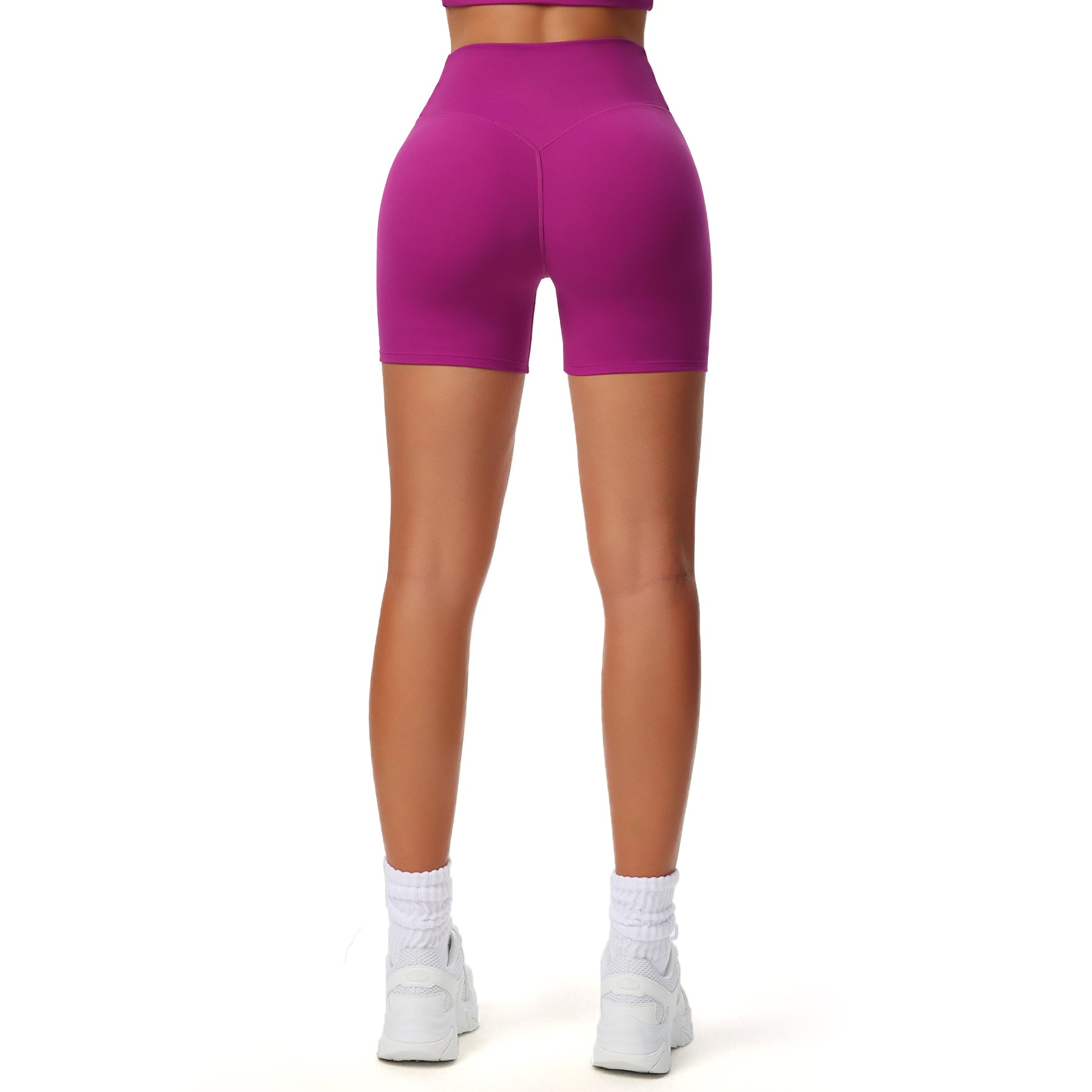Aoxjox "Vanity V-Waist" Hidden Scrunch Shorts