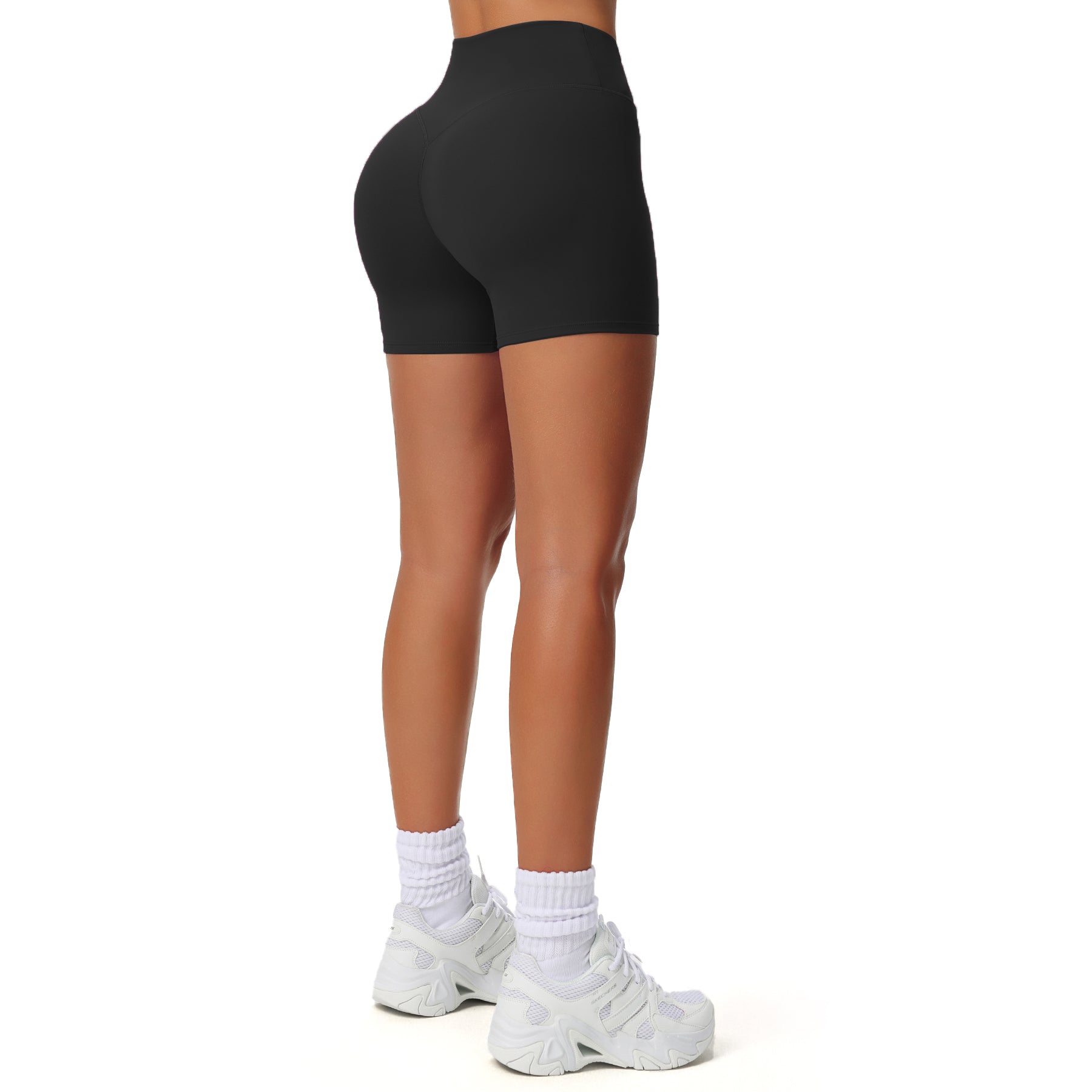 Aoxjox "Vanity V-Waist" Hidden Scrunch Shorts