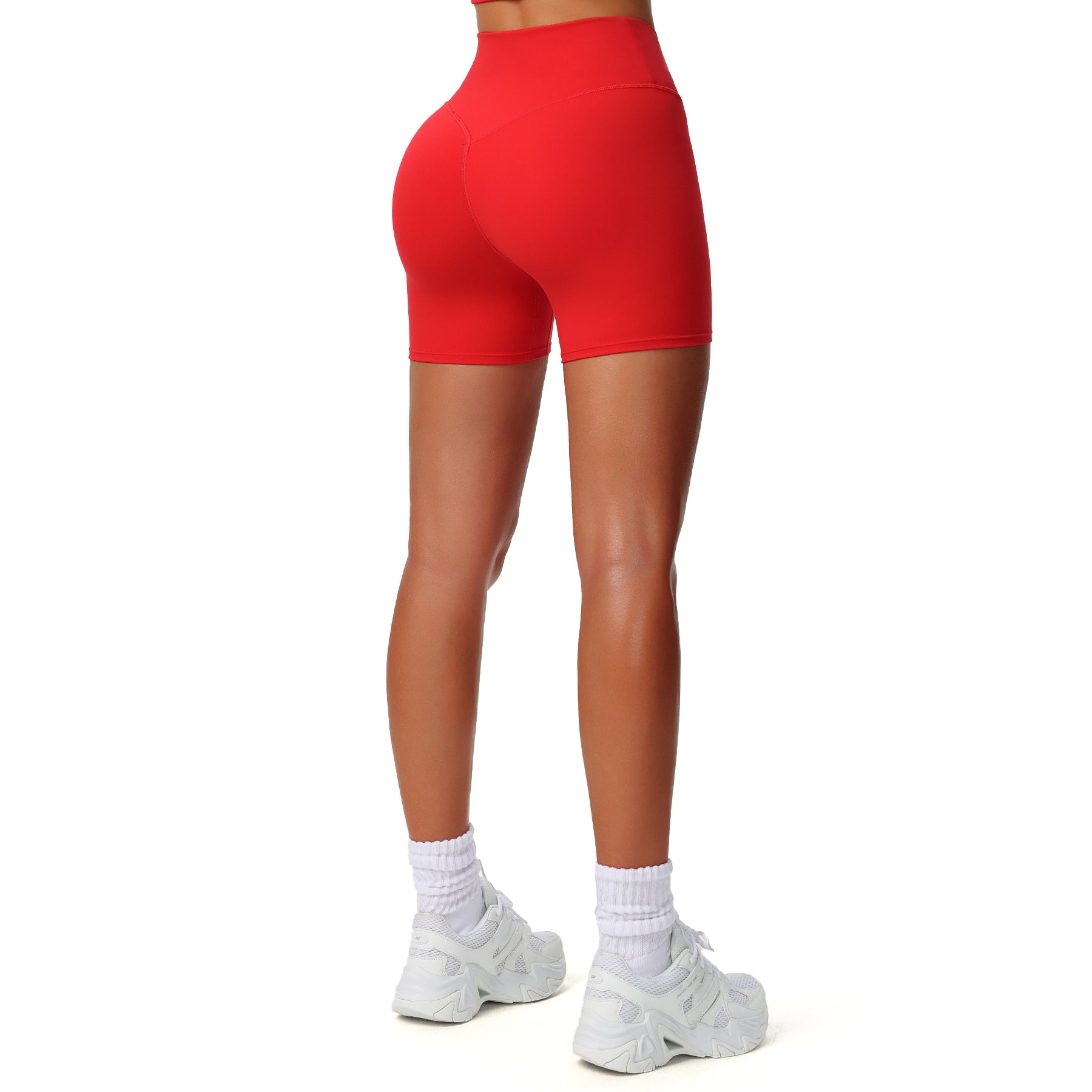 Aoxjox "Vanity V-Waist" Hidden Scrunch Shorts