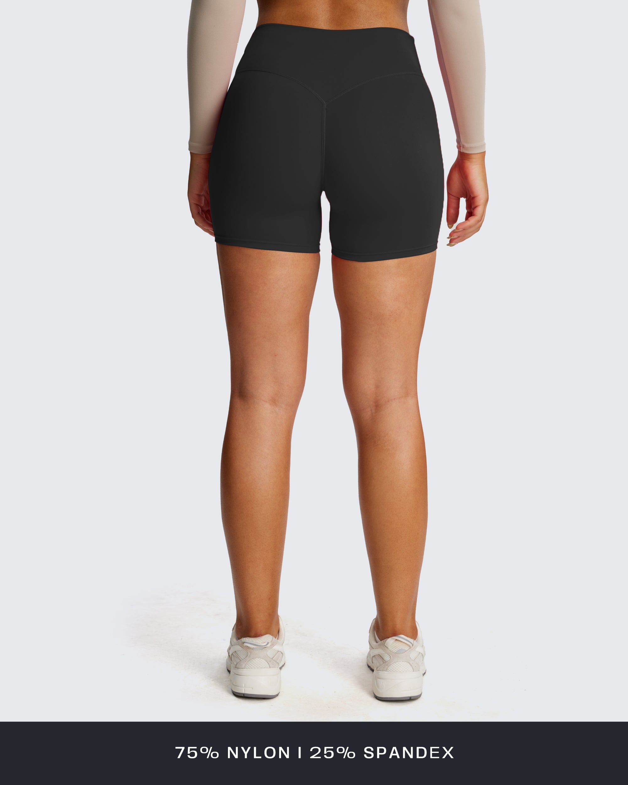 Aoxjox "Vanity V-Waist" Hidden Scrunch Shorts