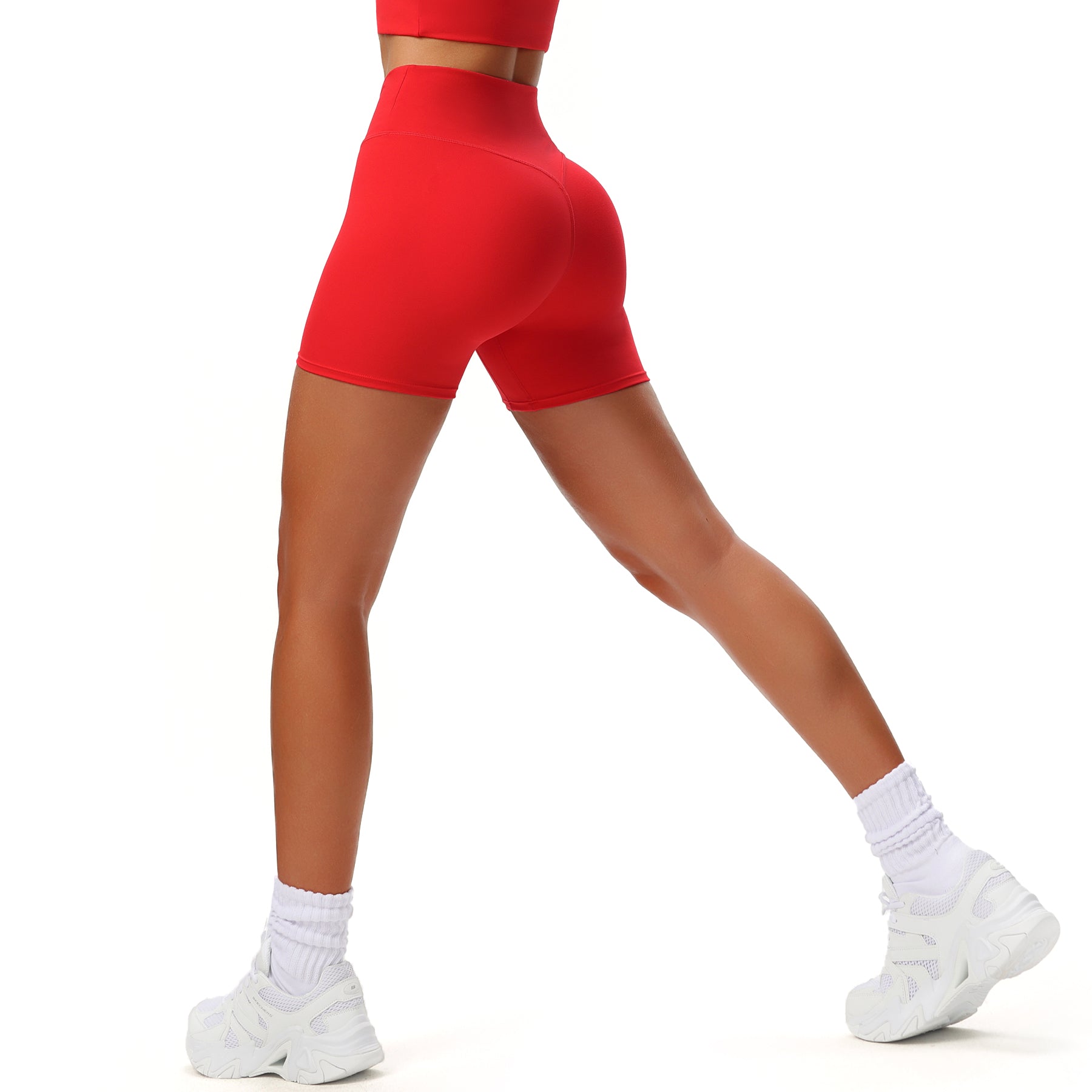 Aoxjox "Vanity V-Waist" Hidden Scrunch Shorts