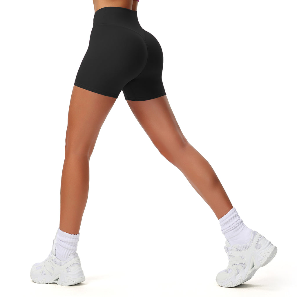 Aoxjox "Vanity V-Waist" Hidden Scrunch Shorts