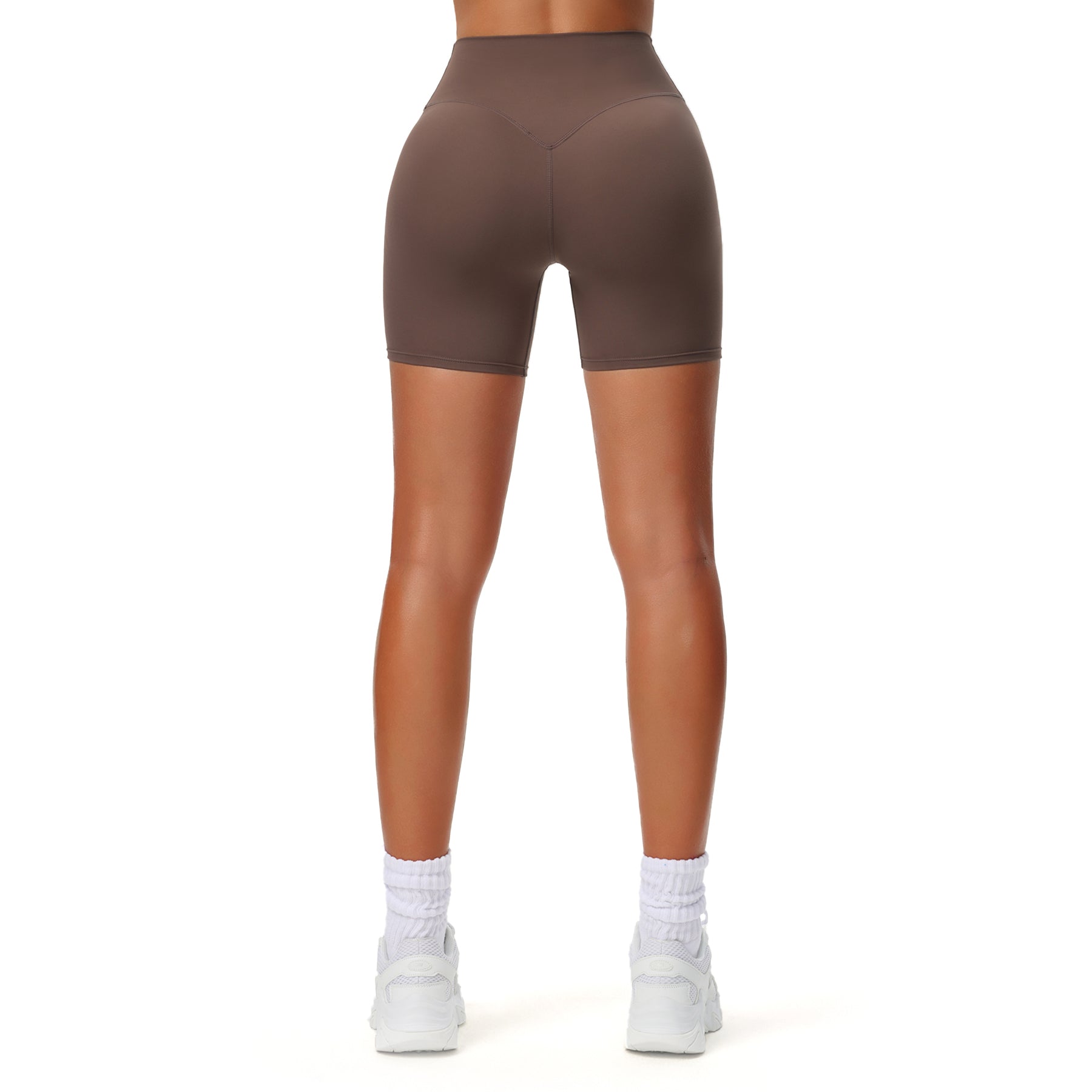 Aoxjox Biker High Waisted Exercise Athletic Shorts