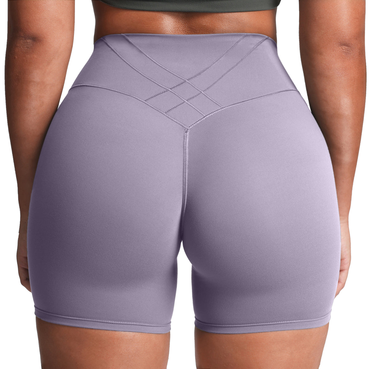 Aoxjox “Velura” Biker Shorts 6"