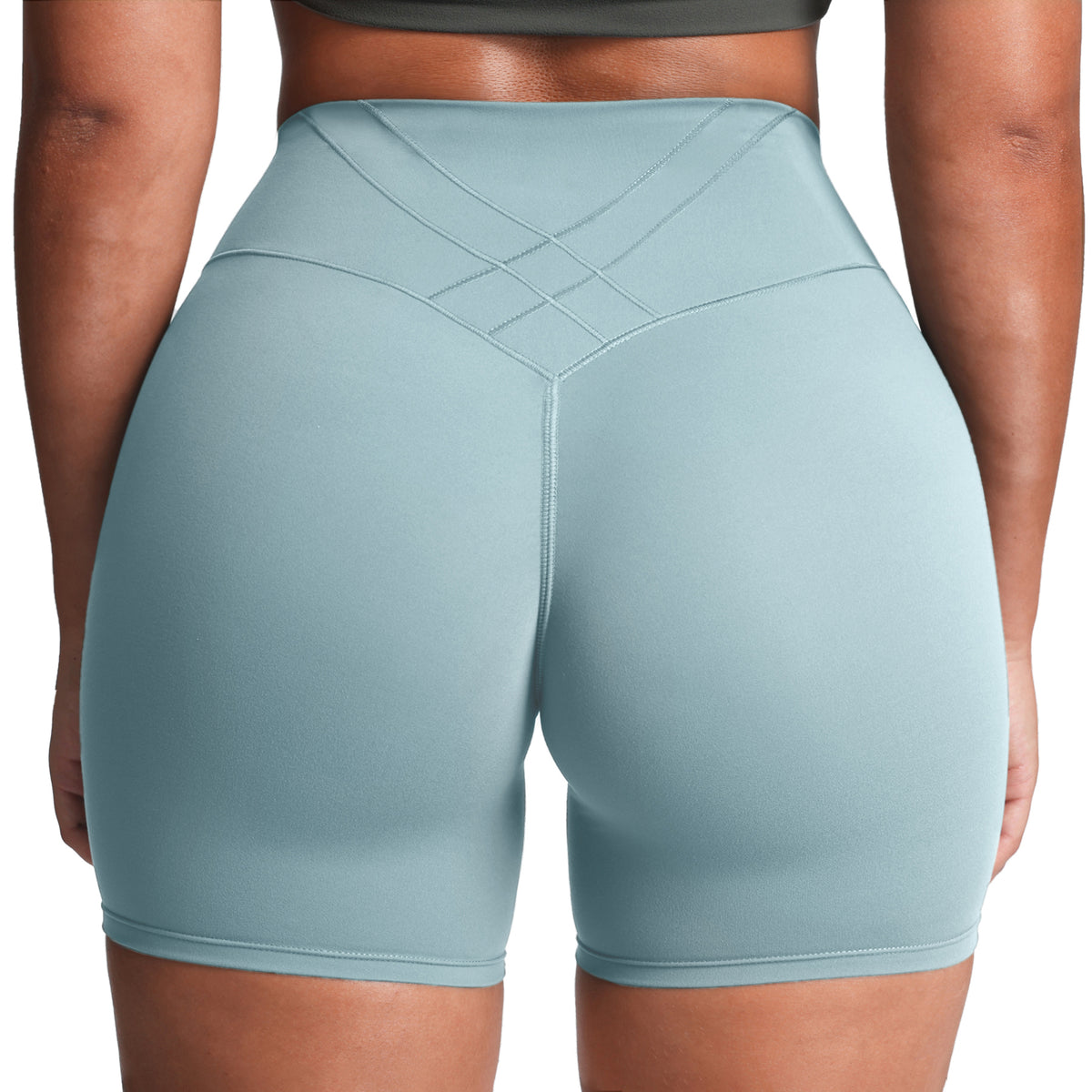 Aoxjox “Velura” Biker Shorts 6"