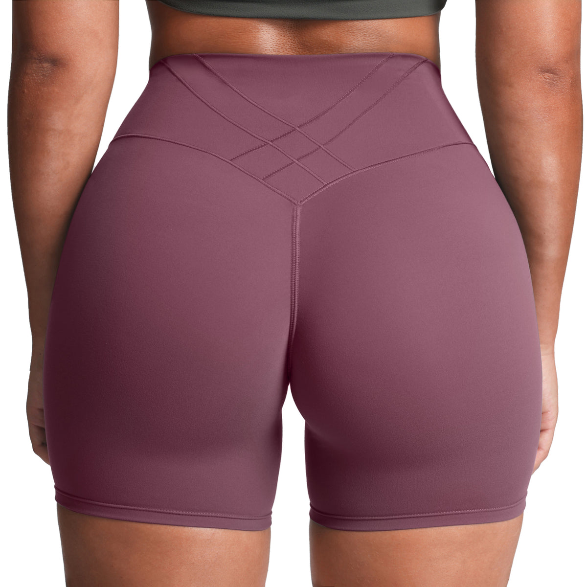 Aoxjox “Velura” Biker Shorts 6"