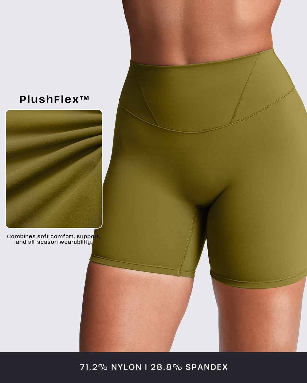 Aoxjox “Velura” Biker Shorts 6"