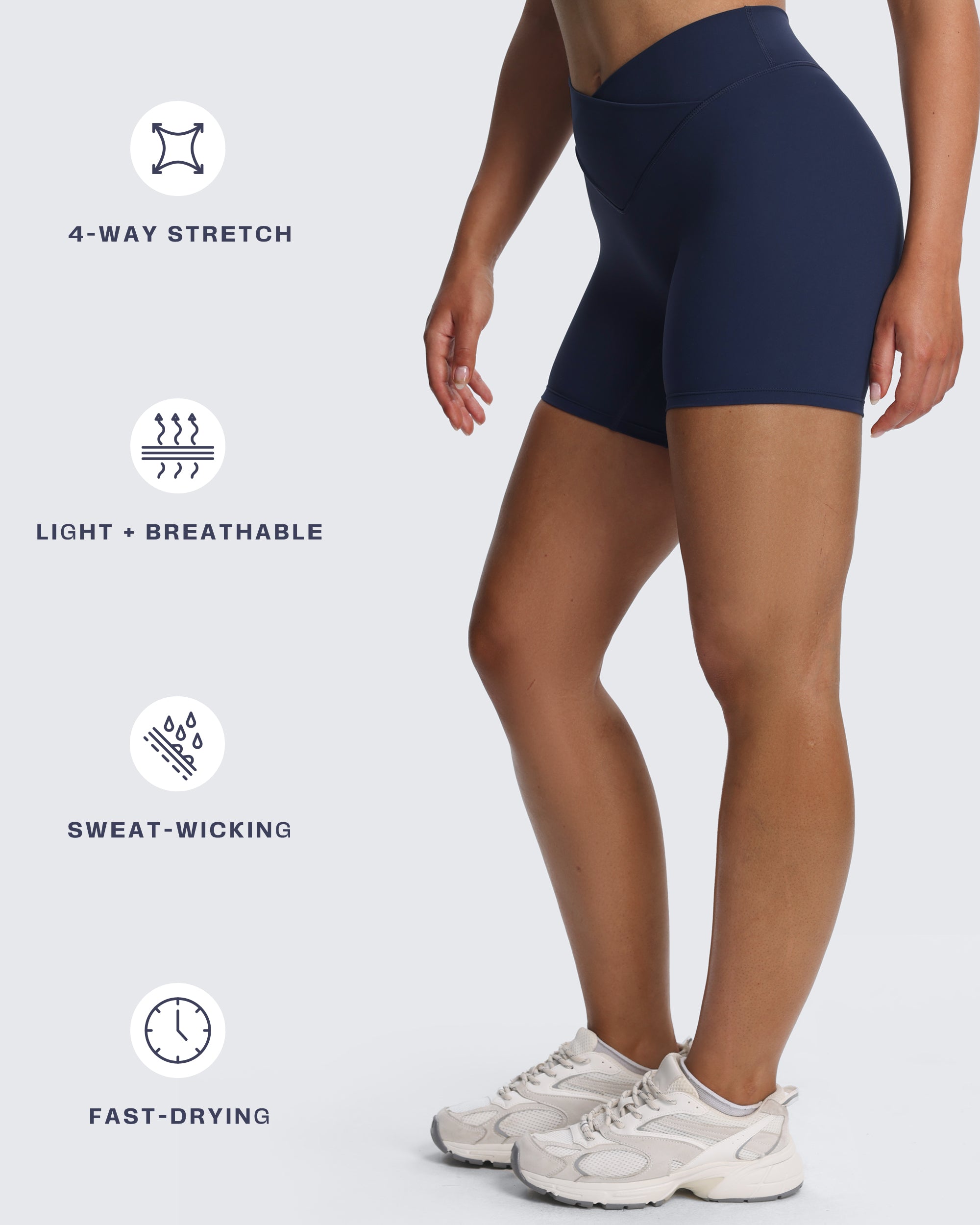 Aoxjox “ Roxxy” Biker Shorts