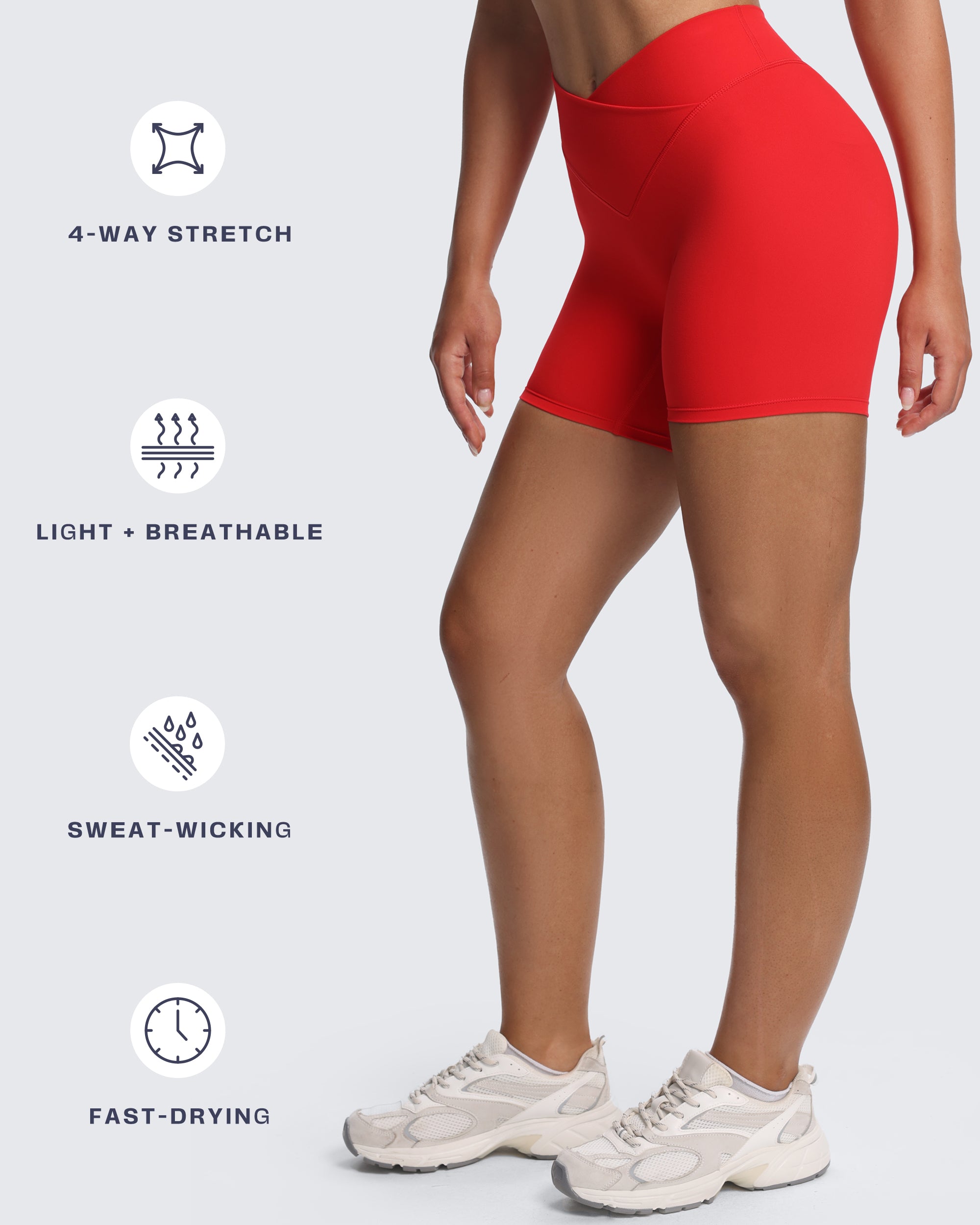 Aoxjox “ Roxxy” Biker Shorts