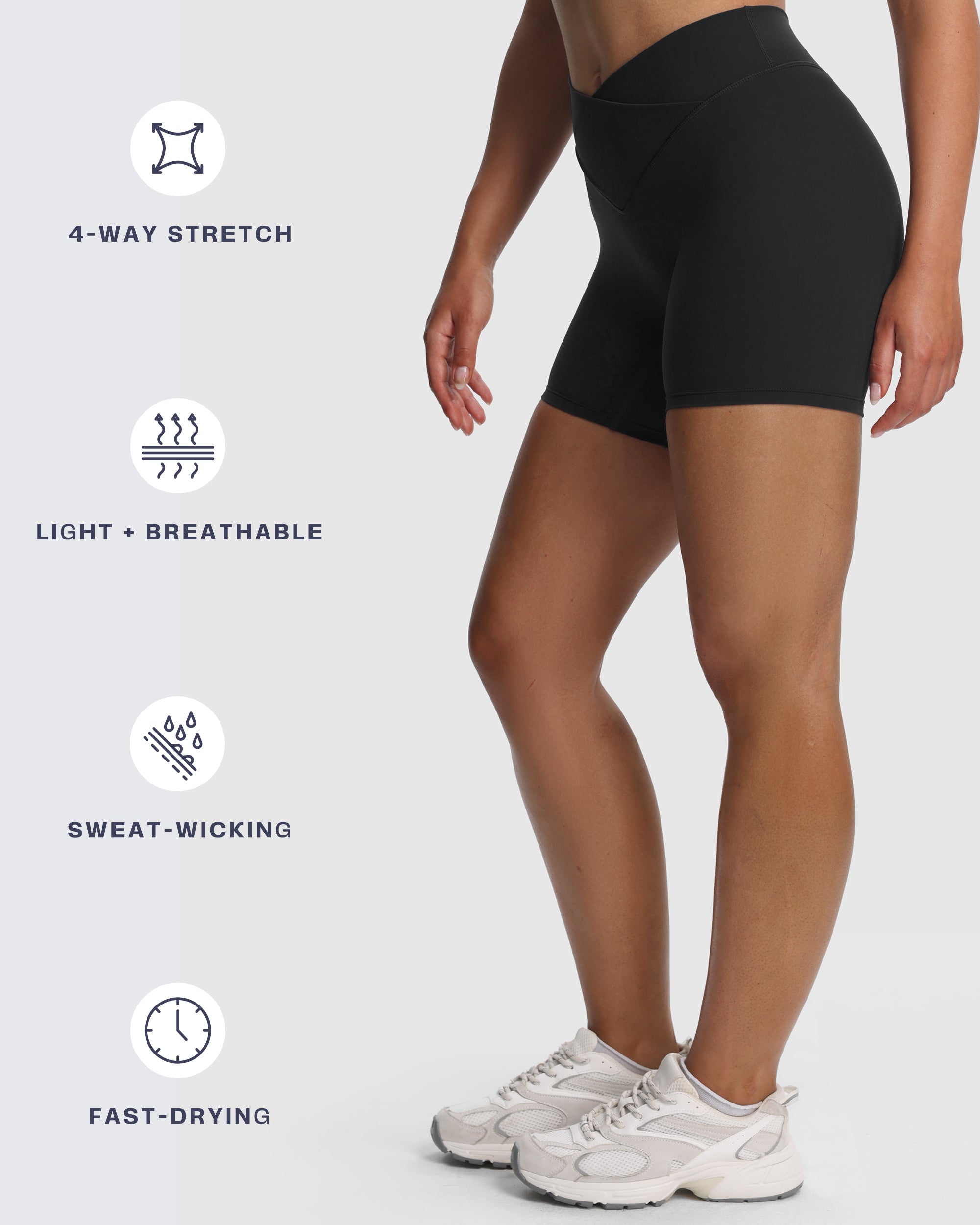Aoxjox “ Roxxy” Biker Shorts