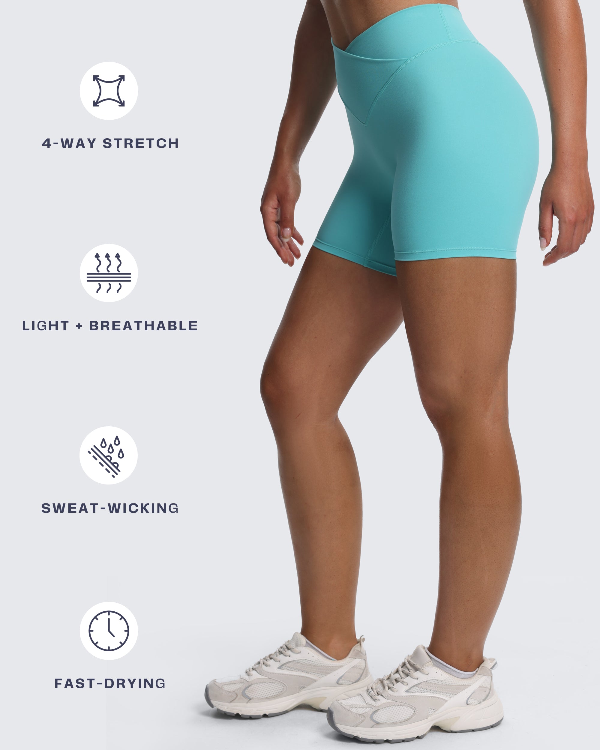 Aoxjox “ Roxxy” Biker Shorts
