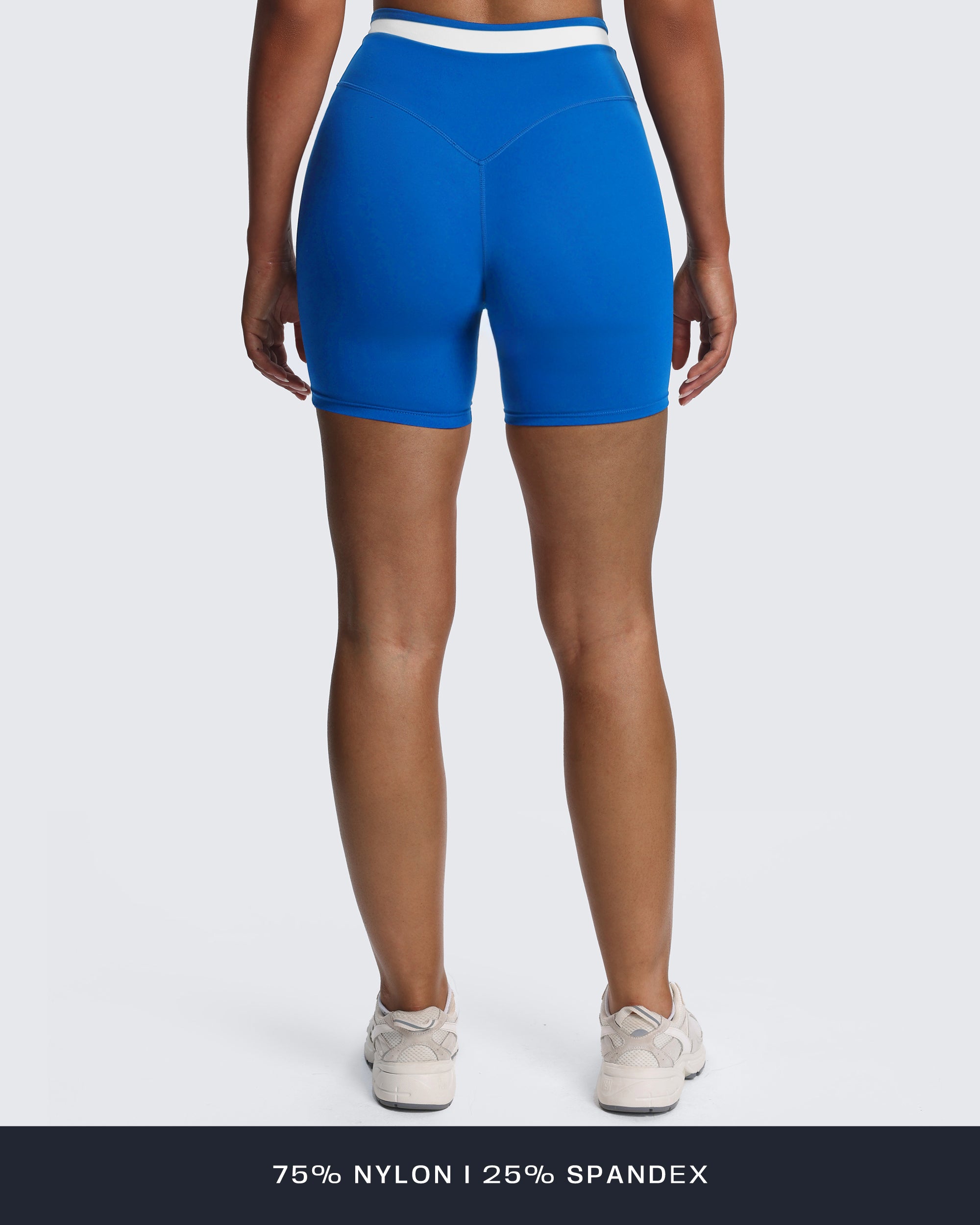 Aoxjox "Velma" Color Block Crosswaist Shorts