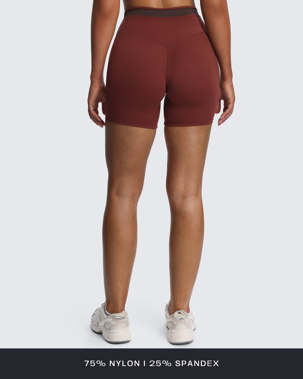 Aoxjox "Velma" Color Block Crosswaist Shorts