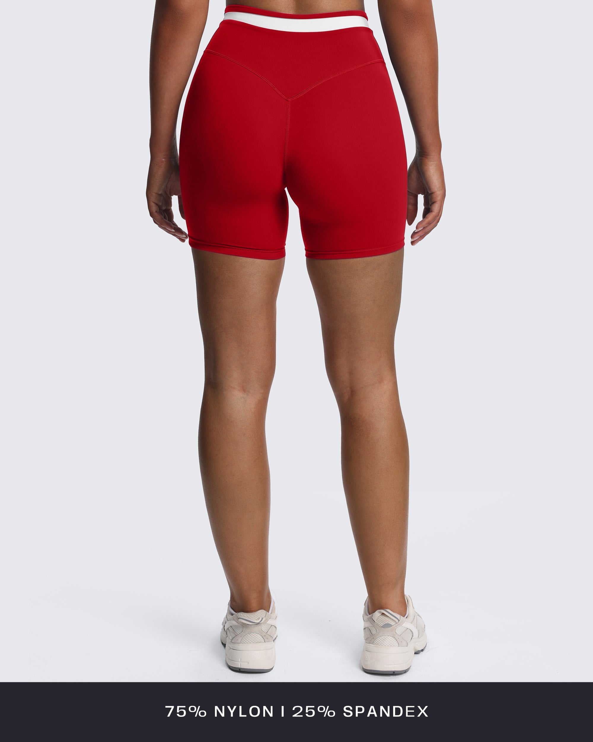 Aoxjox "Velma" Color Block Crosswaist Shorts