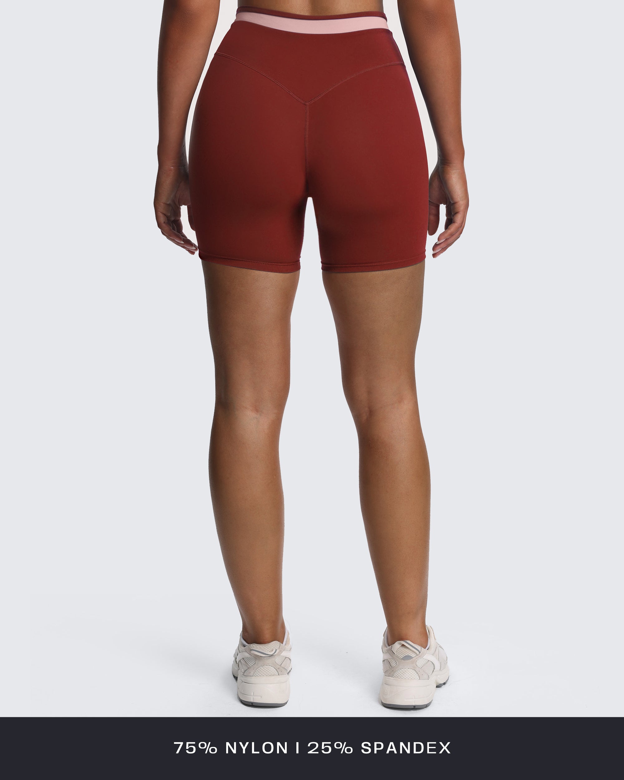 Aoxjox "Velma" Color Block Crosswaist Shorts