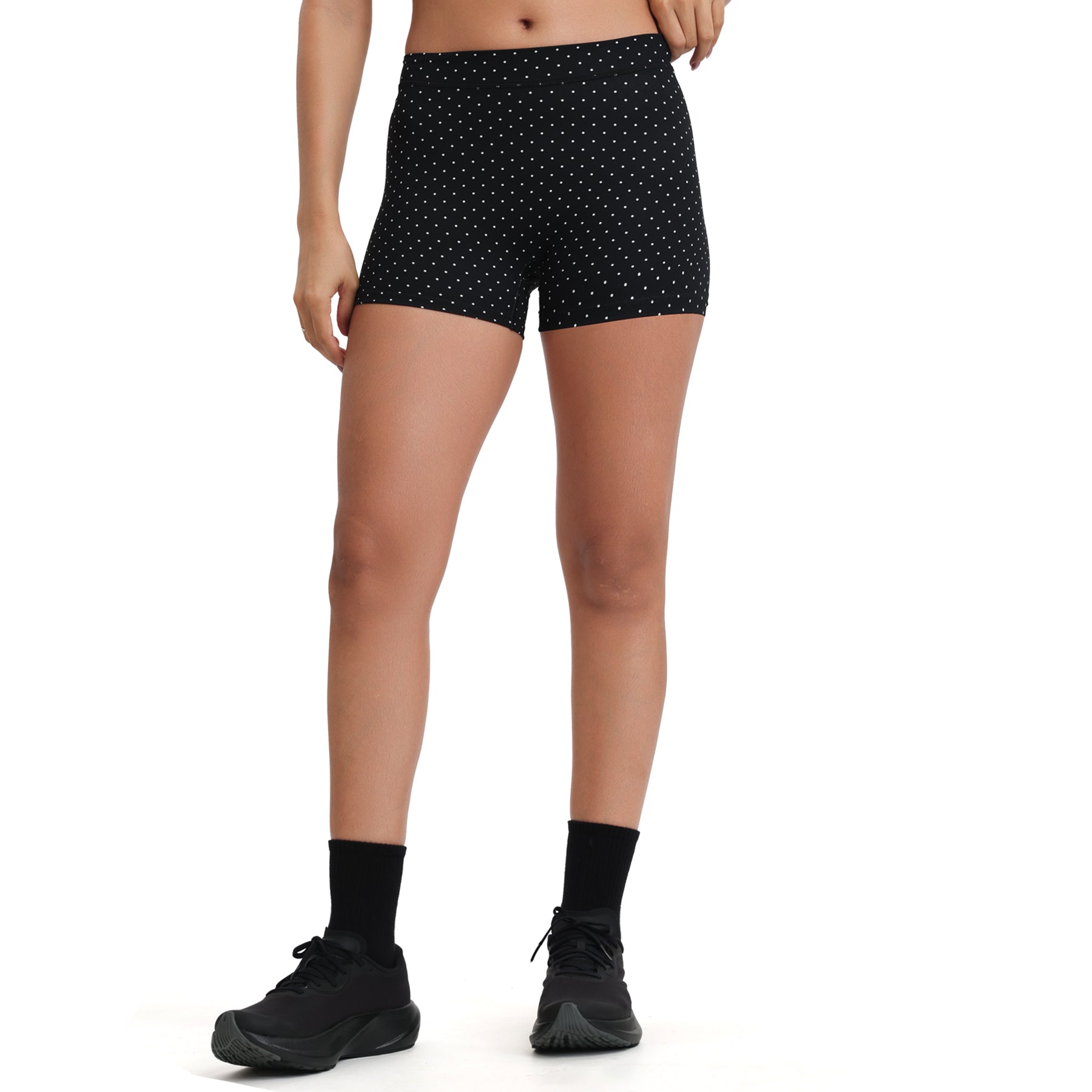 Aoxjox "Polka Dots" Women's Low-Mid Waist Shorts 3"