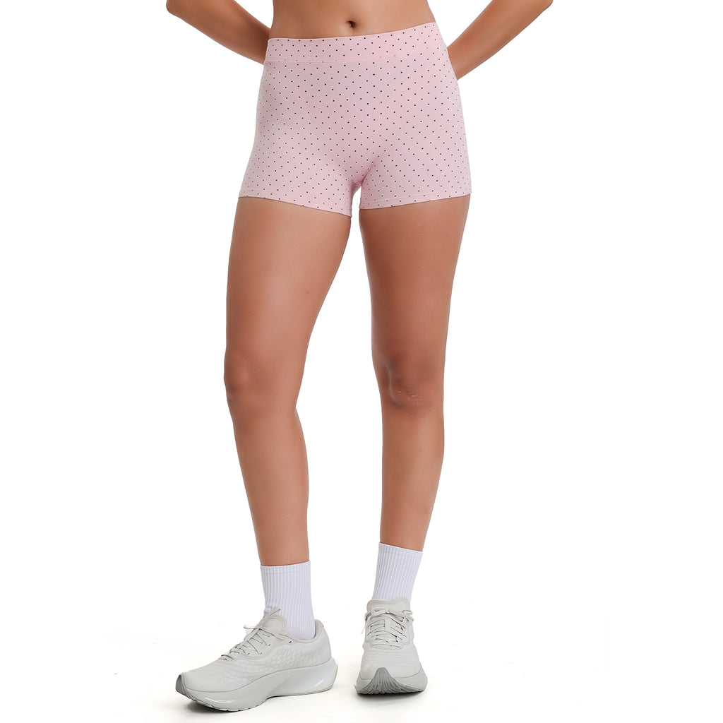 Aoxjox "Polka Dots" Women's Low-Mid Waist Shorts 3"
