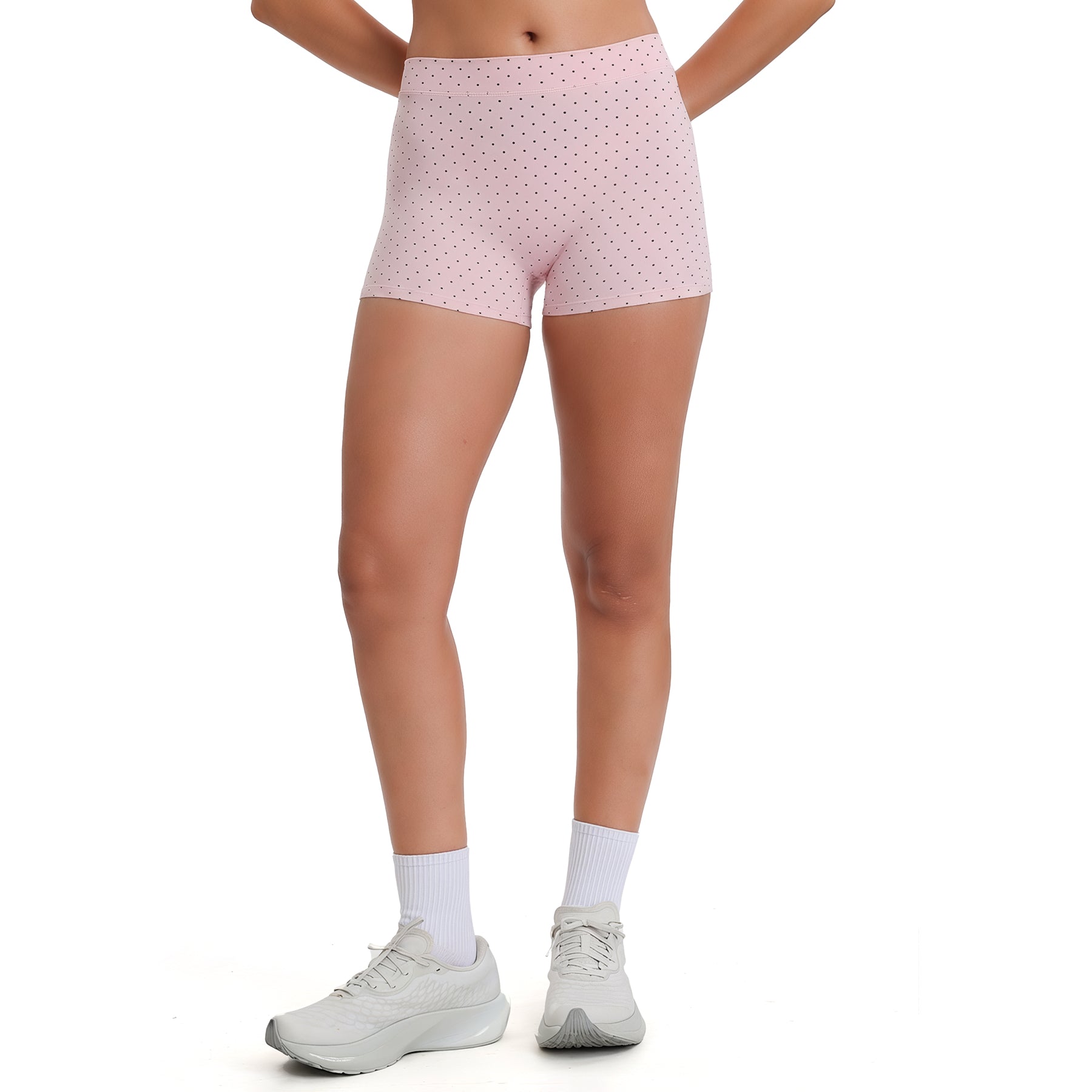 Aoxjox "Polka Dots" Women's Low-Mid Waist Shorts 3"