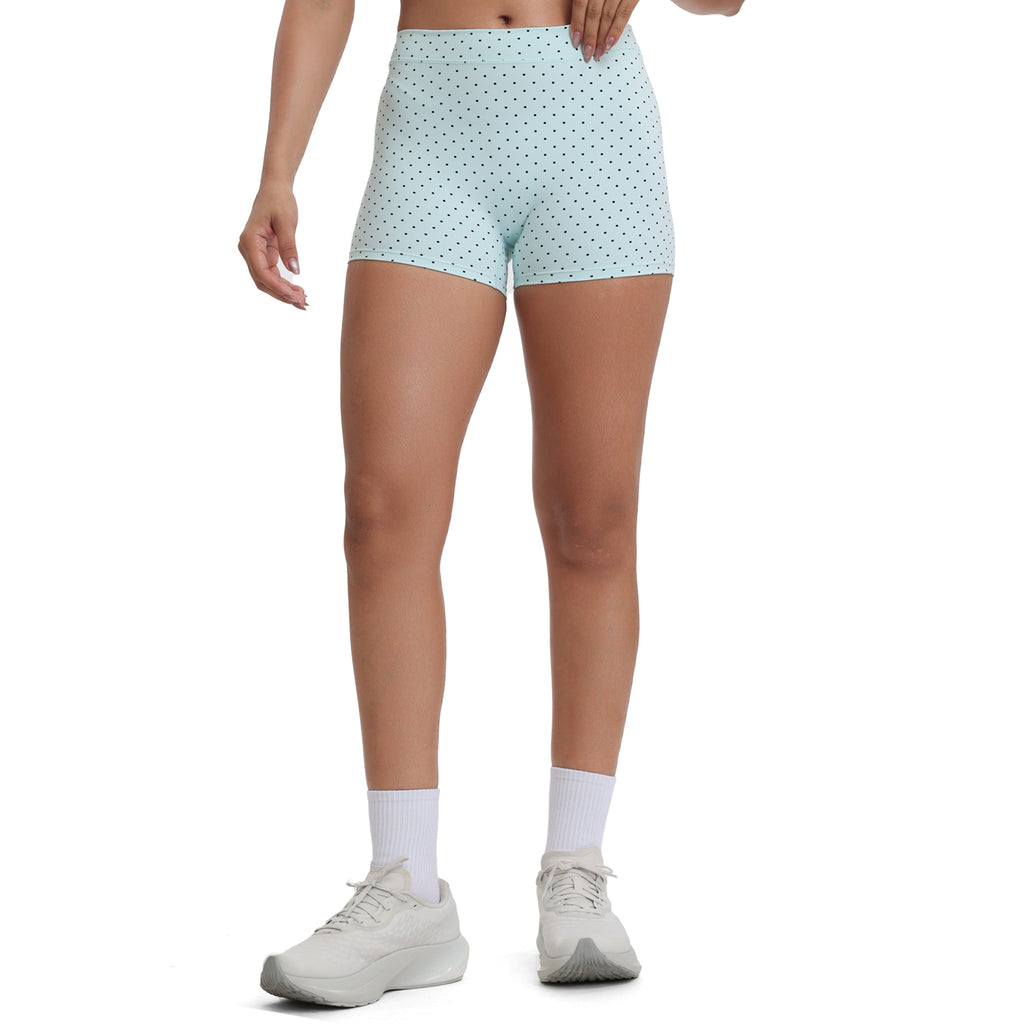 Aoxjox "Polka Dots" Women's Low-Mid Waist Shorts 3"