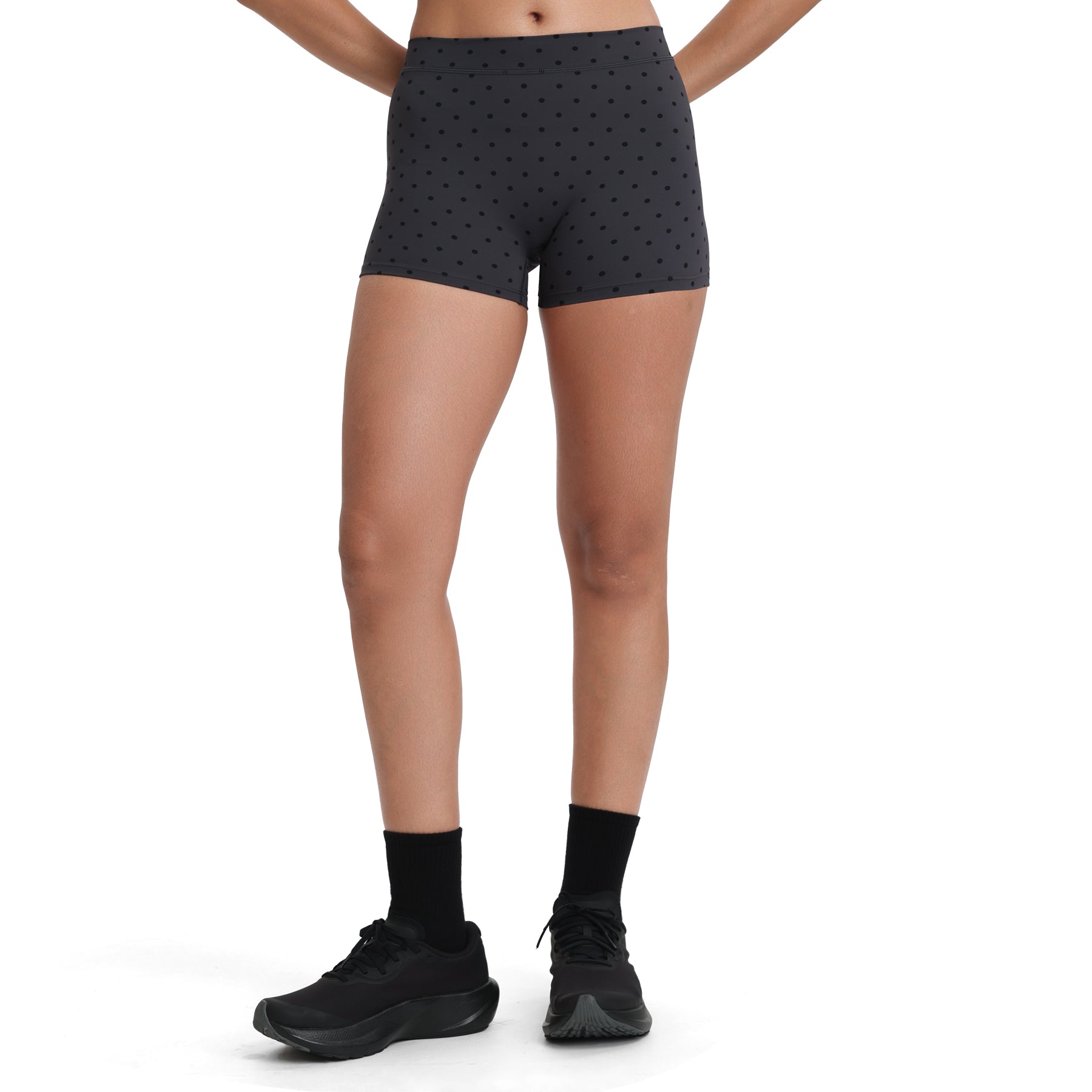 Aoxjox "Polka Dots" Low-Mid Waist Shorts 3"