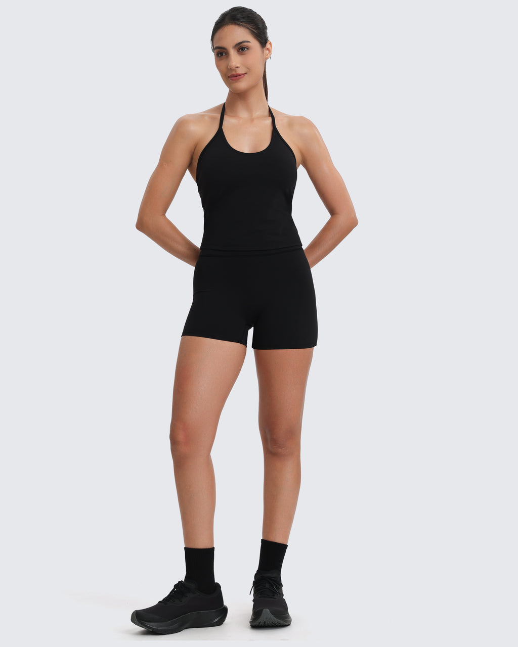 Aoxjox "Polka Dots" Women's Low-Mid Waist Shorts 3"