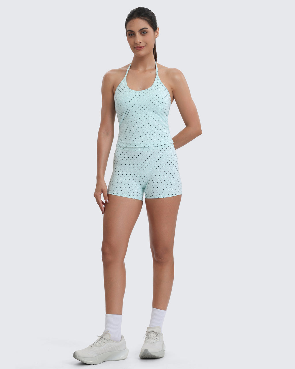 Aoxjox "Polka Dots" Low-Mid Waist Shorts 3"