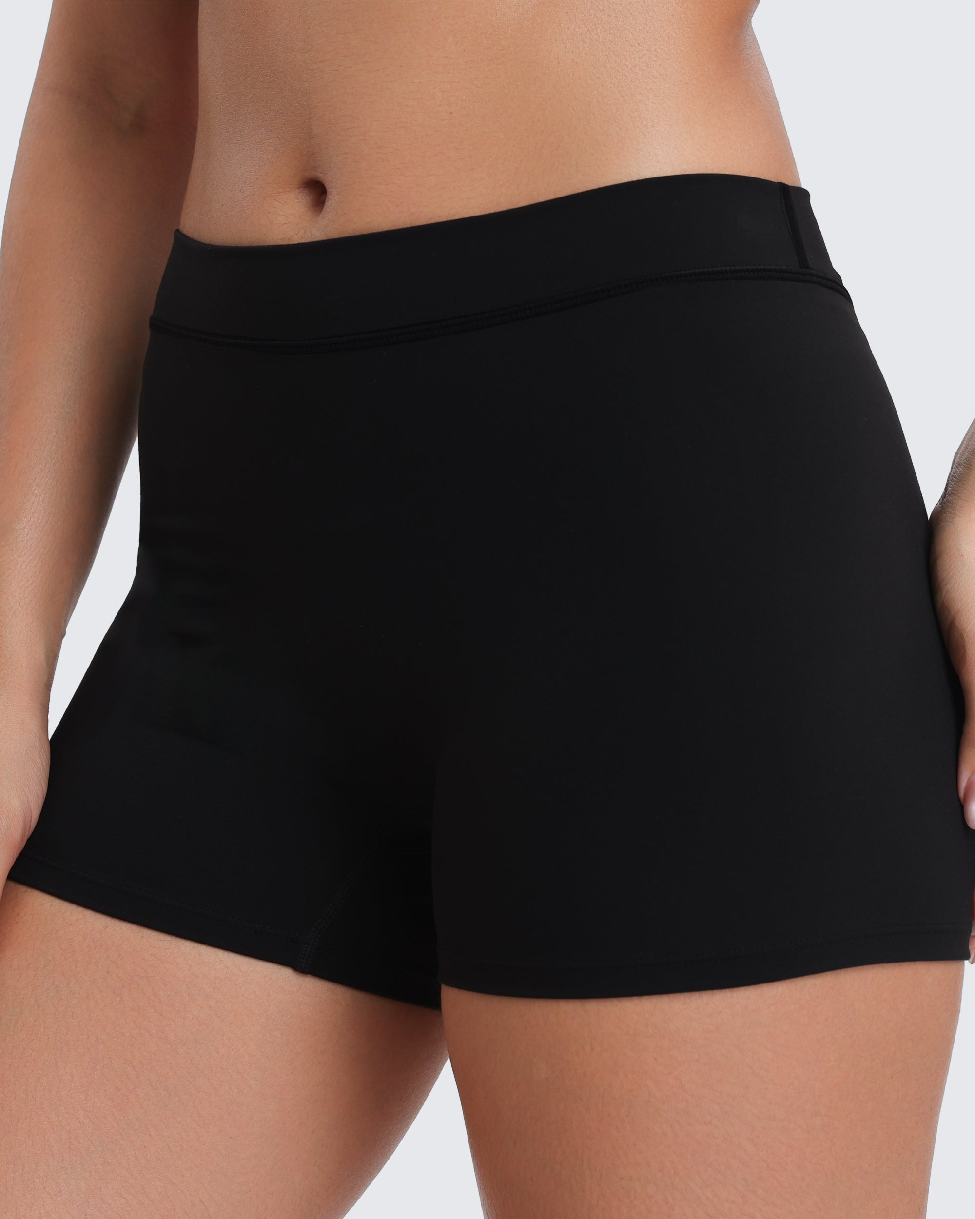 Aoxjox "Polka Dots" Women's Low-Mid Waist Shorts 3"