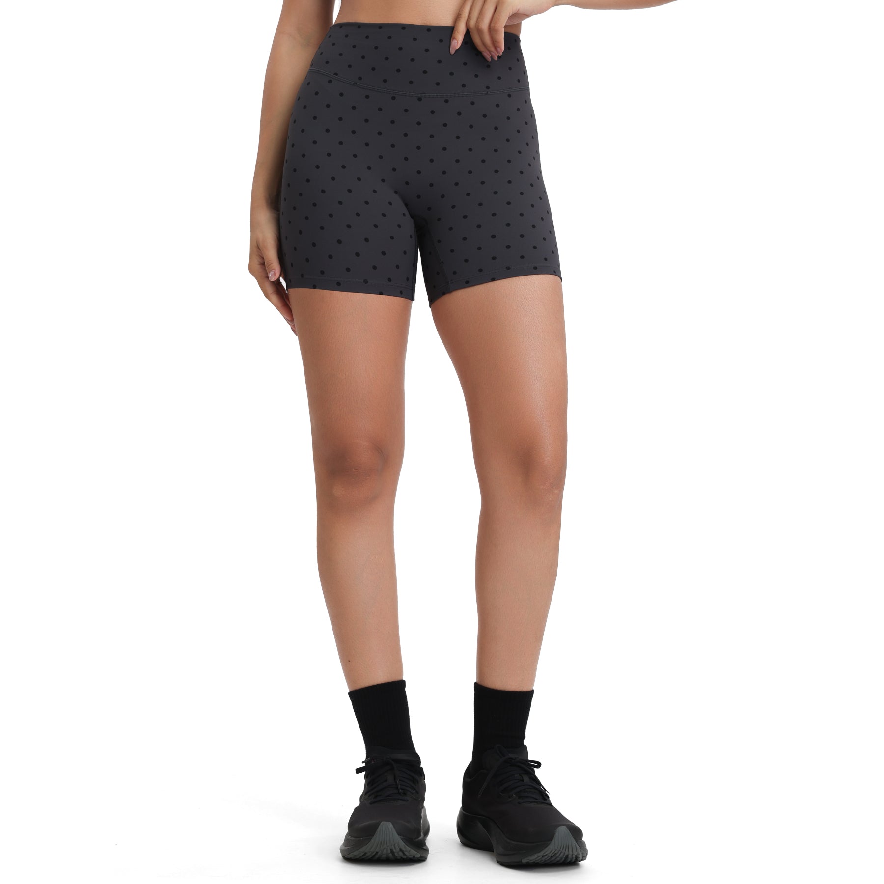 Aoxjox High Waist Scrunch Shorts 4"