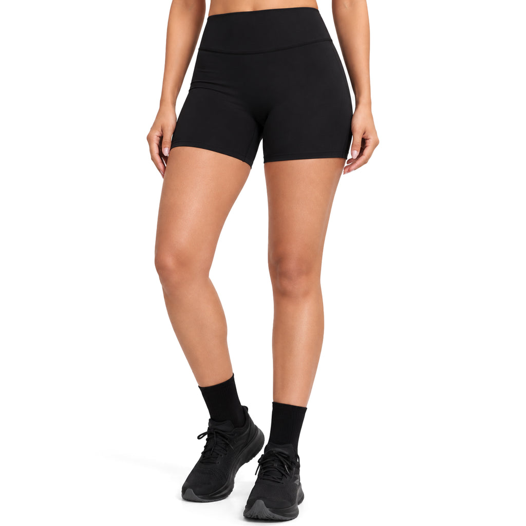 Aoxjox High Waist Scrunch Shorts 4"