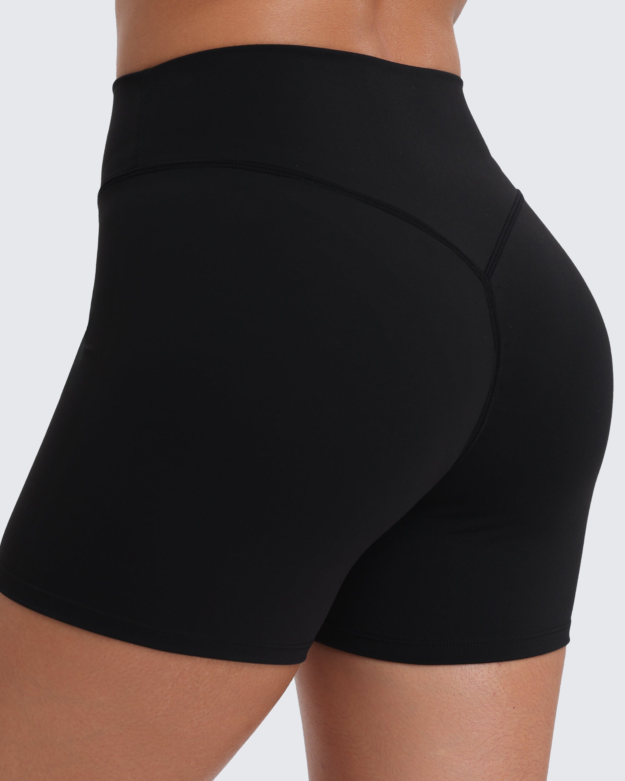 Aoxjox High Waist Scrunch Shorts 4"