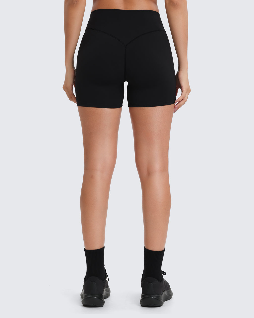 Aoxjox High Waist Scrunch Shorts 4"
