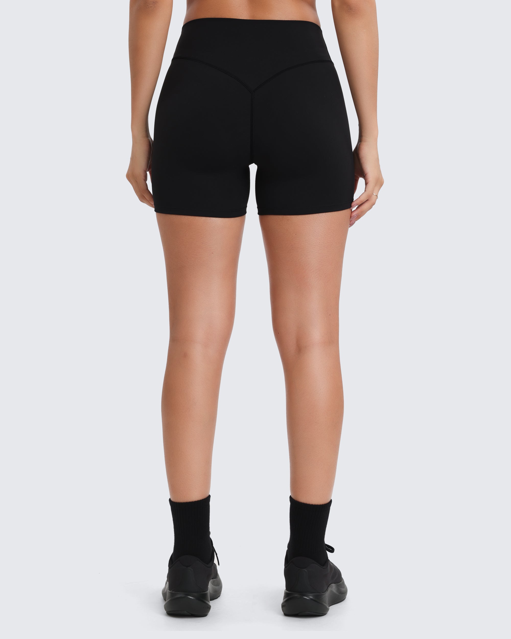 Aoxjox High Waist Scrunch Shorts 4"