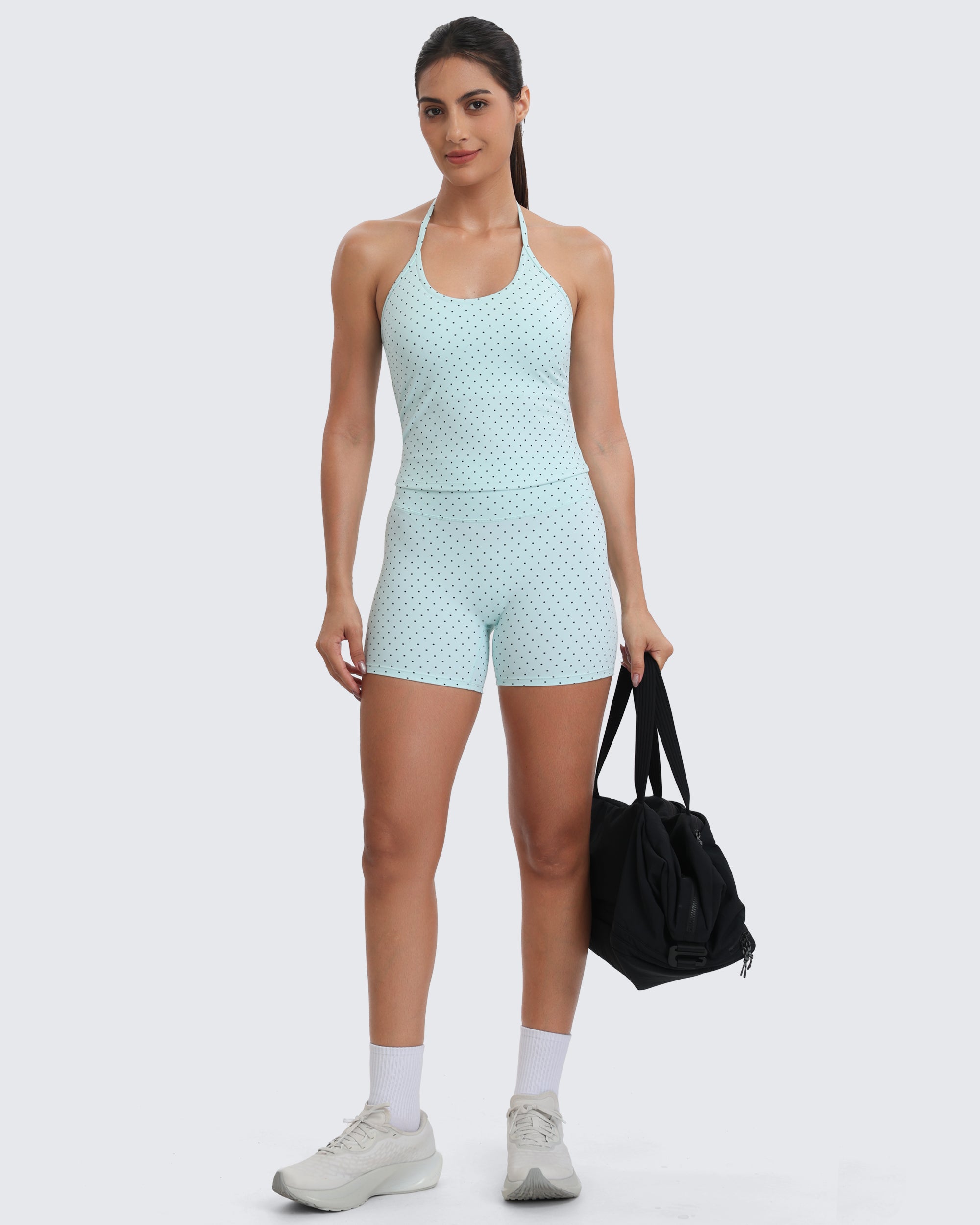 Aoxjox High Waist Scrunch Shorts 4"