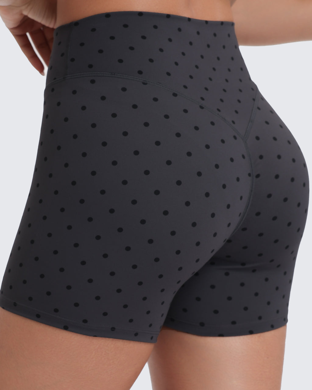 Aoxjox High Waist Scrunch Shorts 4"