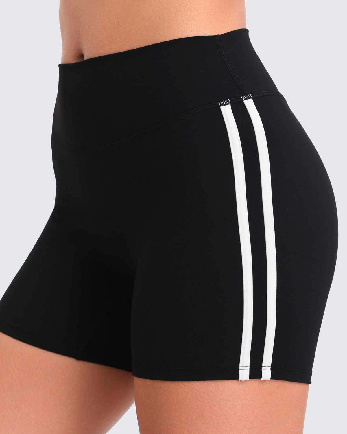 Aoxjox "Sporty" Striped Shorts 4"