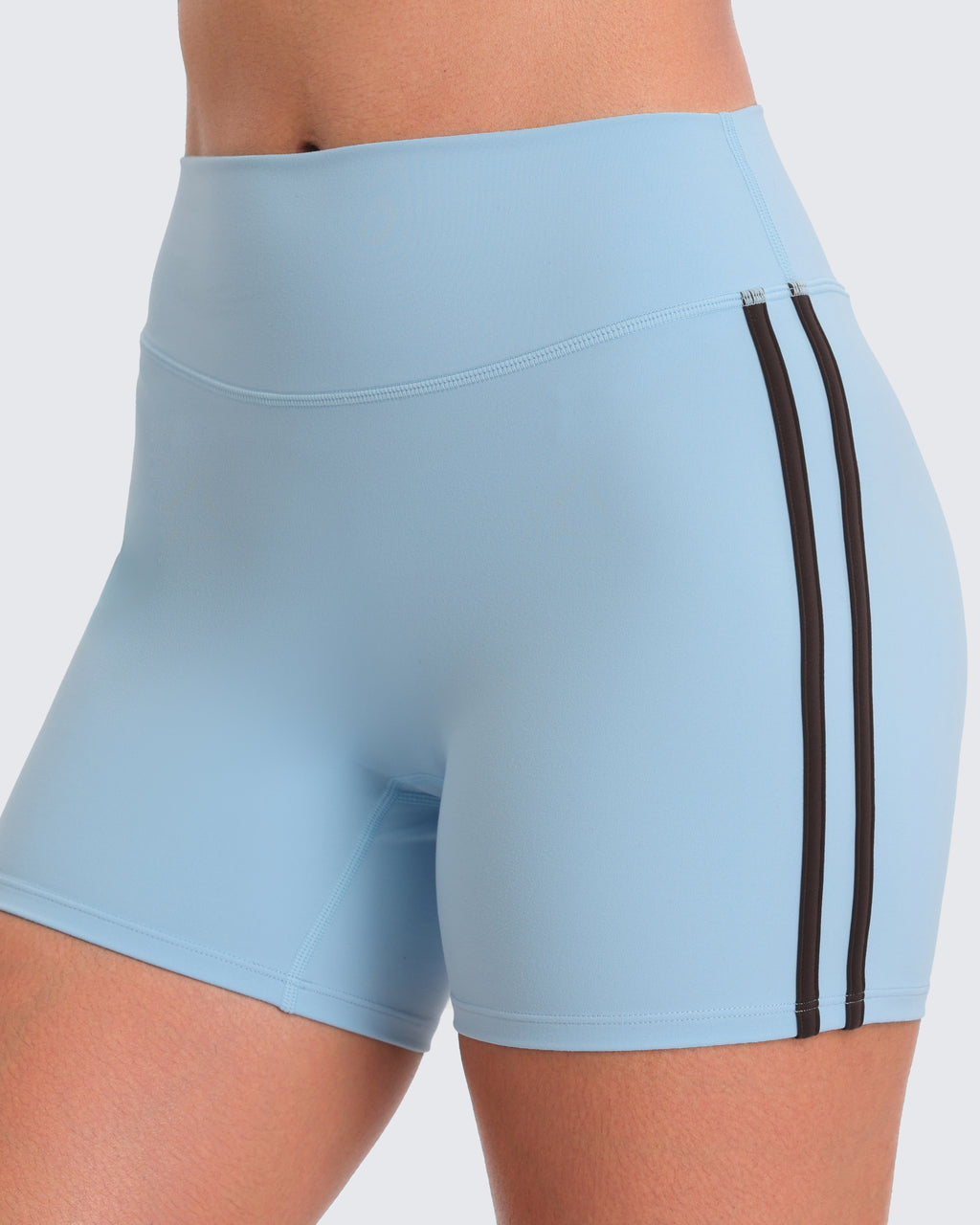 Aoxjox "Sporty" Striped Shorts 4"