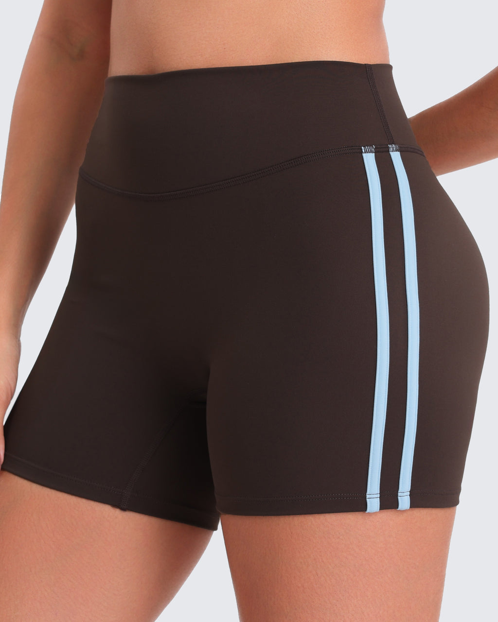 Aoxjox "Sporty" Striped Shorts 4"