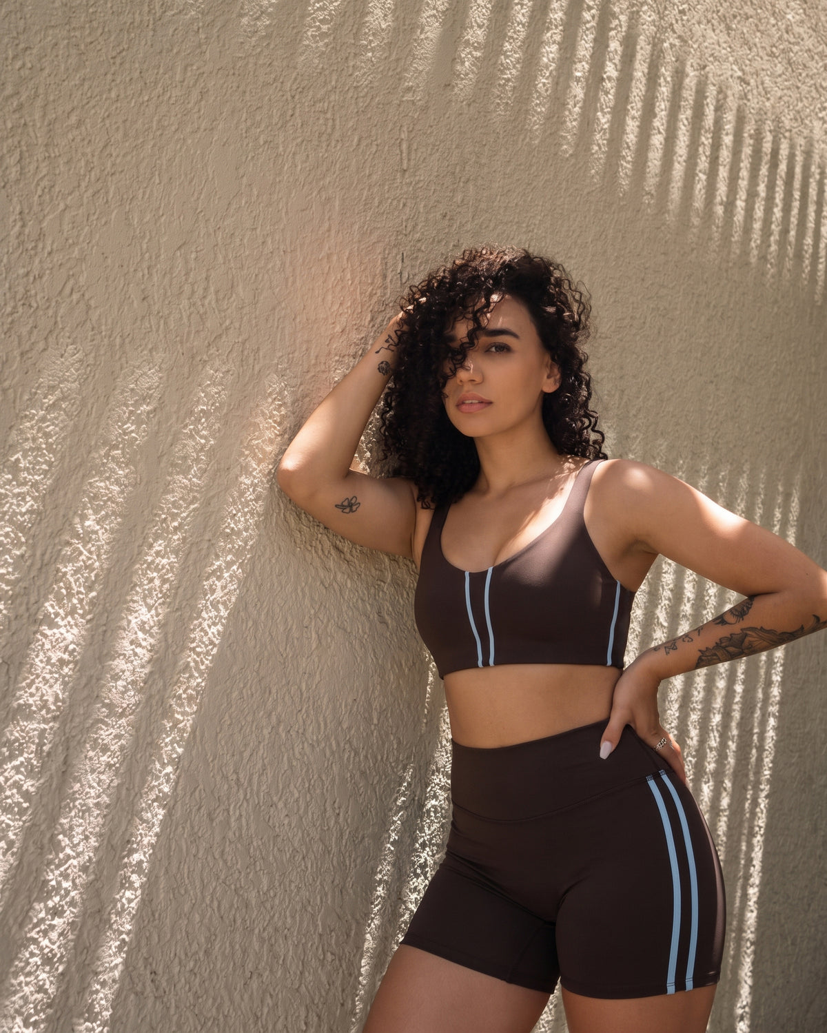 Aoxjox "Sporty" Striped Shorts 4"