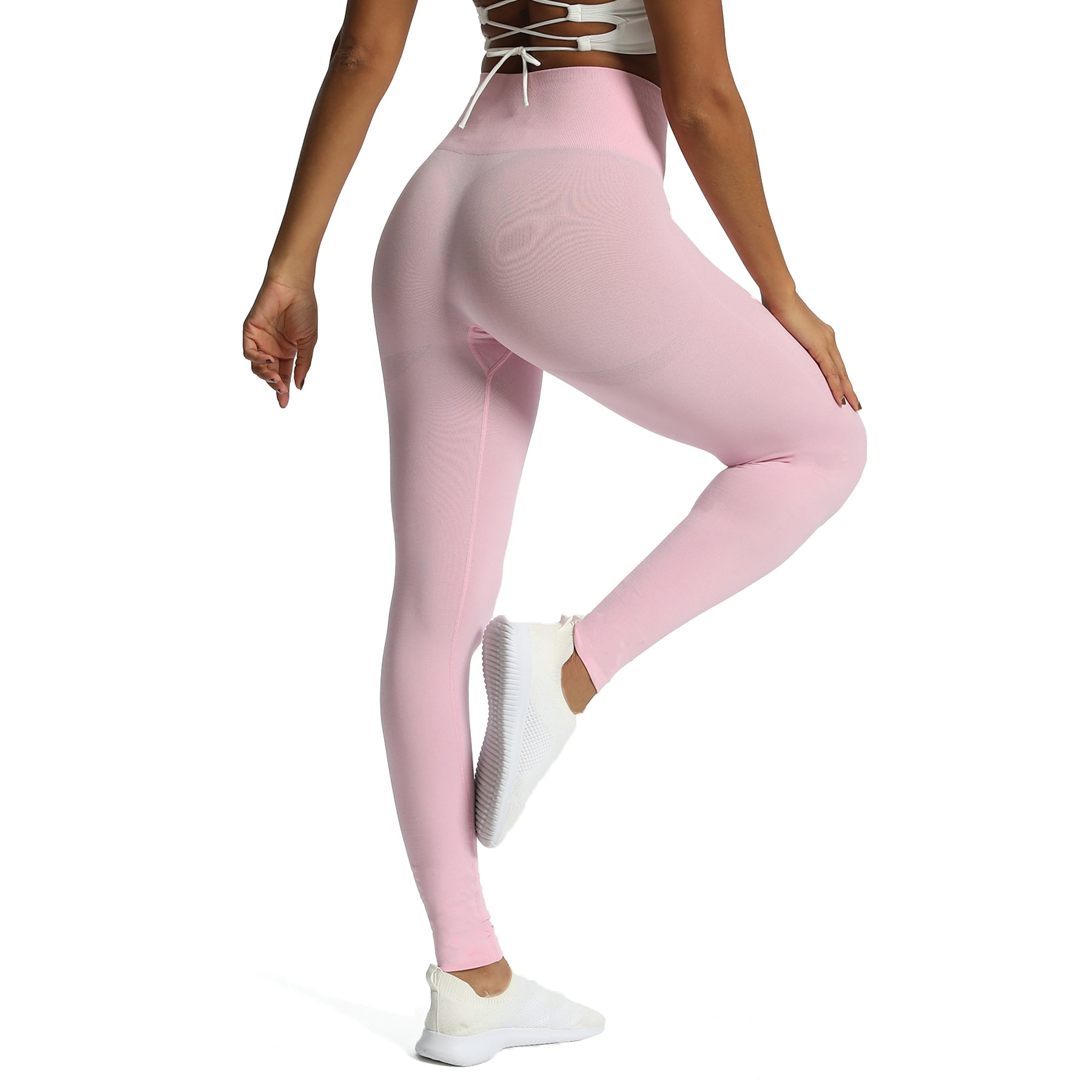 Aoxjox Brights Smile Contour Seamless Leggings