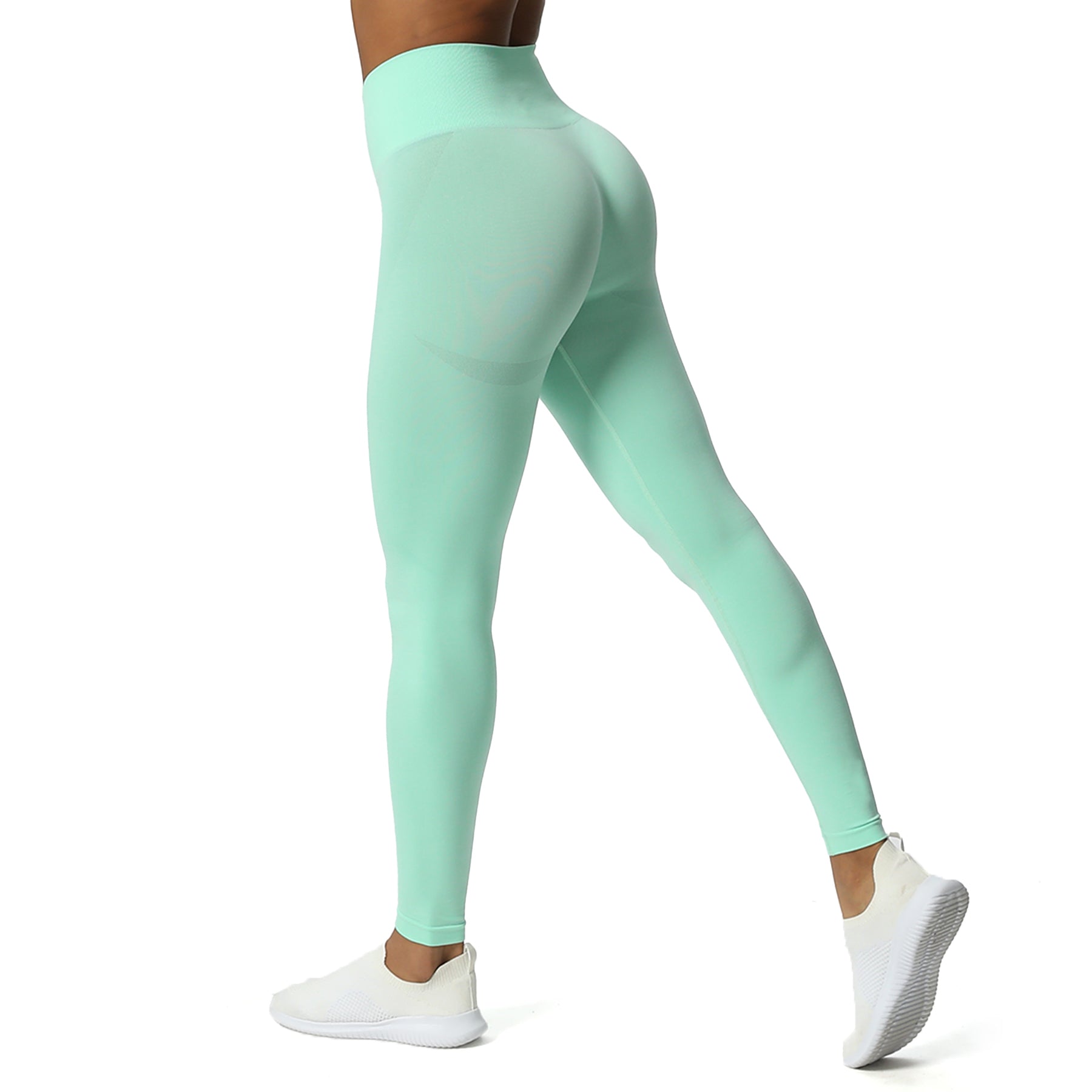 Aoxjox Brights Smile Contour Seamless Leggings