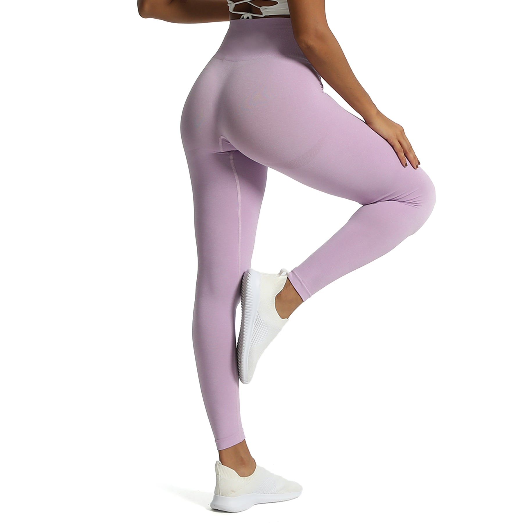 Aoxjox Brights Smile Contour Seamless Leggings