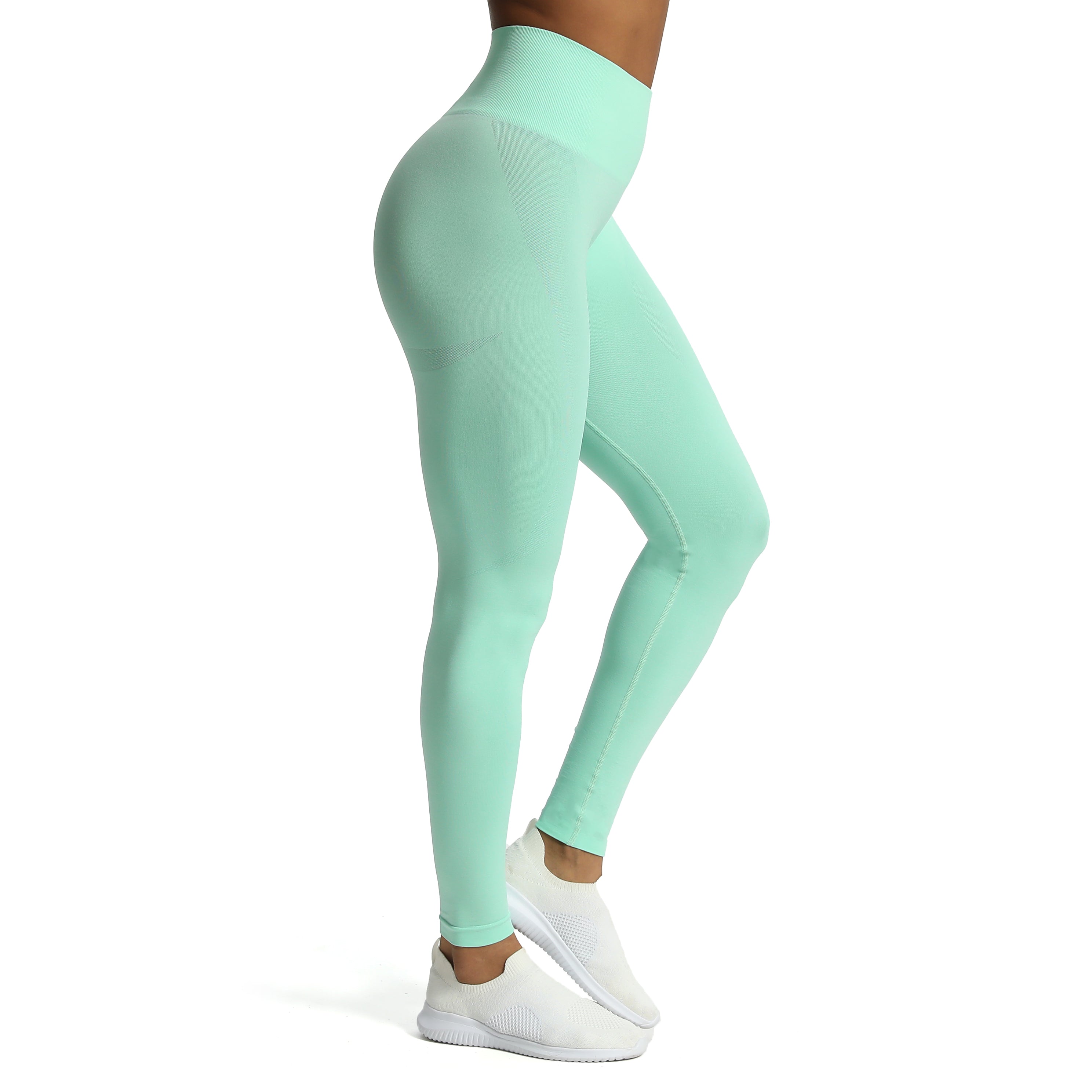 Aoxjox Brights Smile Contour Seamless Leggings