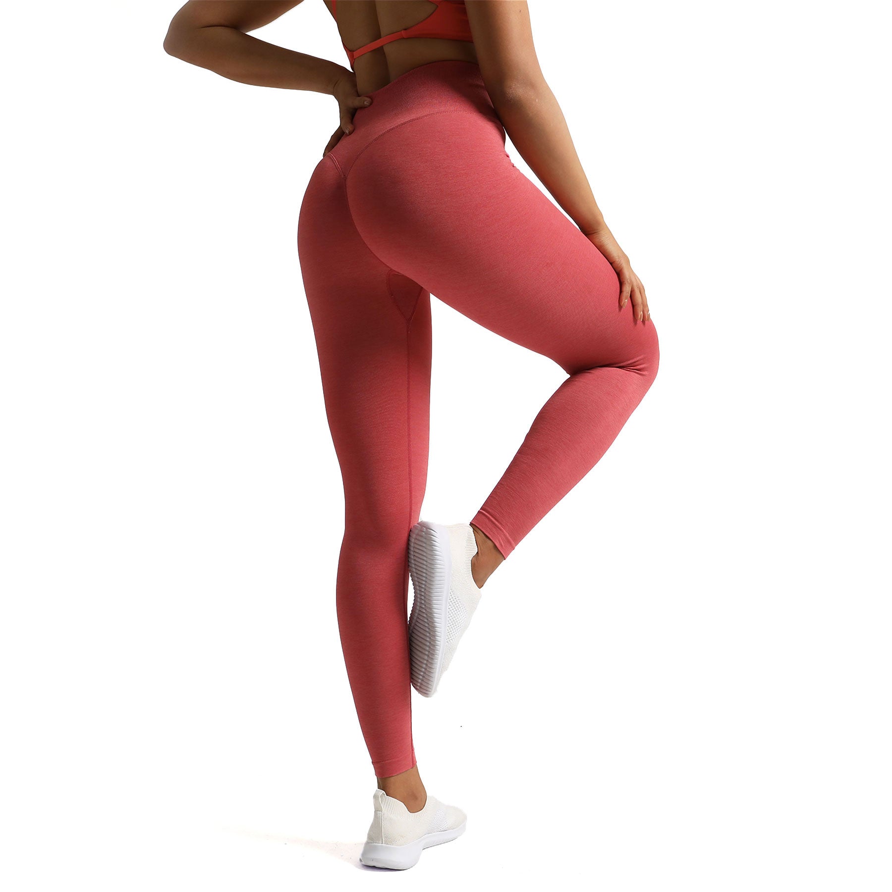 Aoxjox Deep V Seamless Leggings