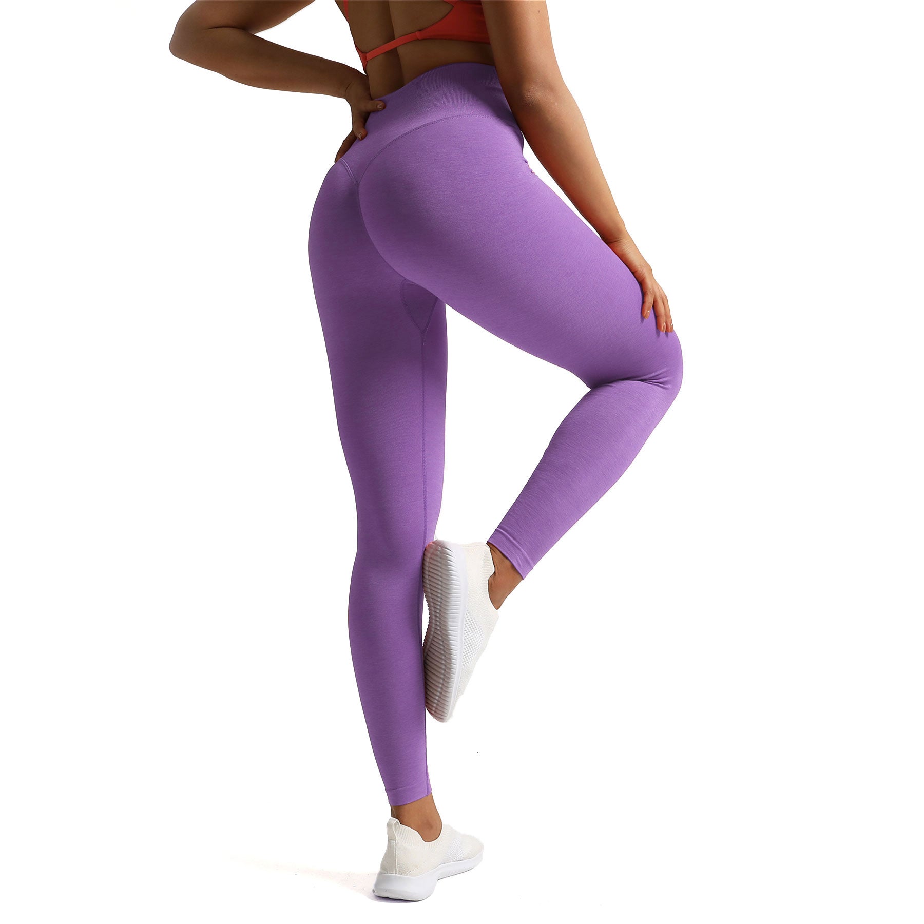 Aoxjox Deep V Seamless Leggings