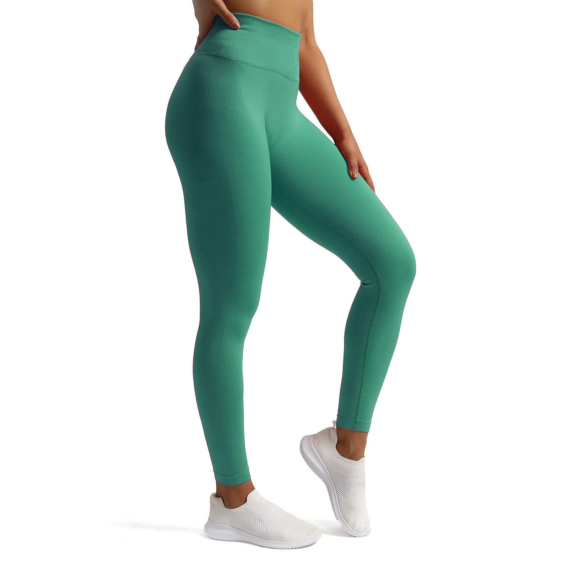 Aoxjox Deep V Seamless Leggings